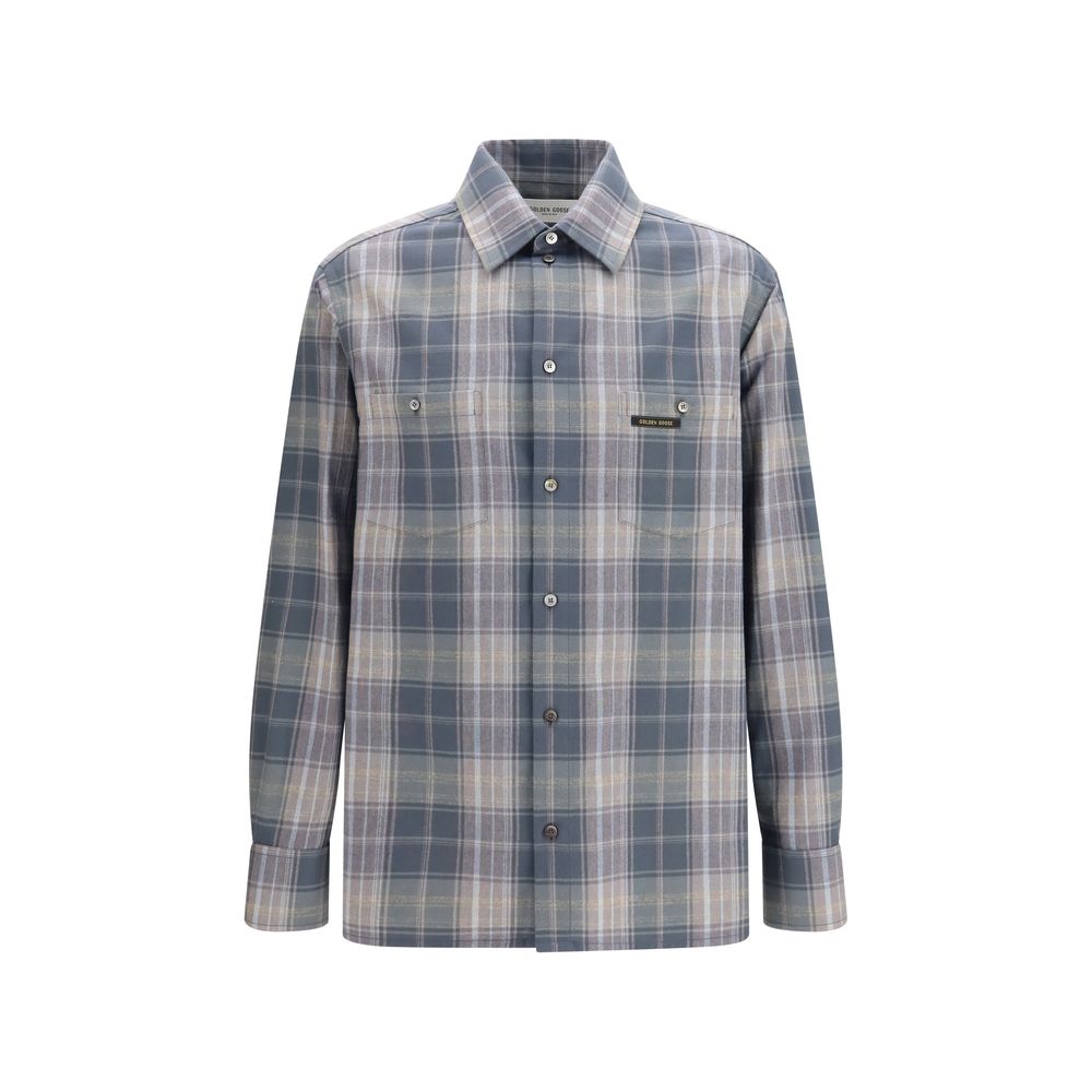 Golden Goose Multicolor Cotton Pattern Men's Shirt