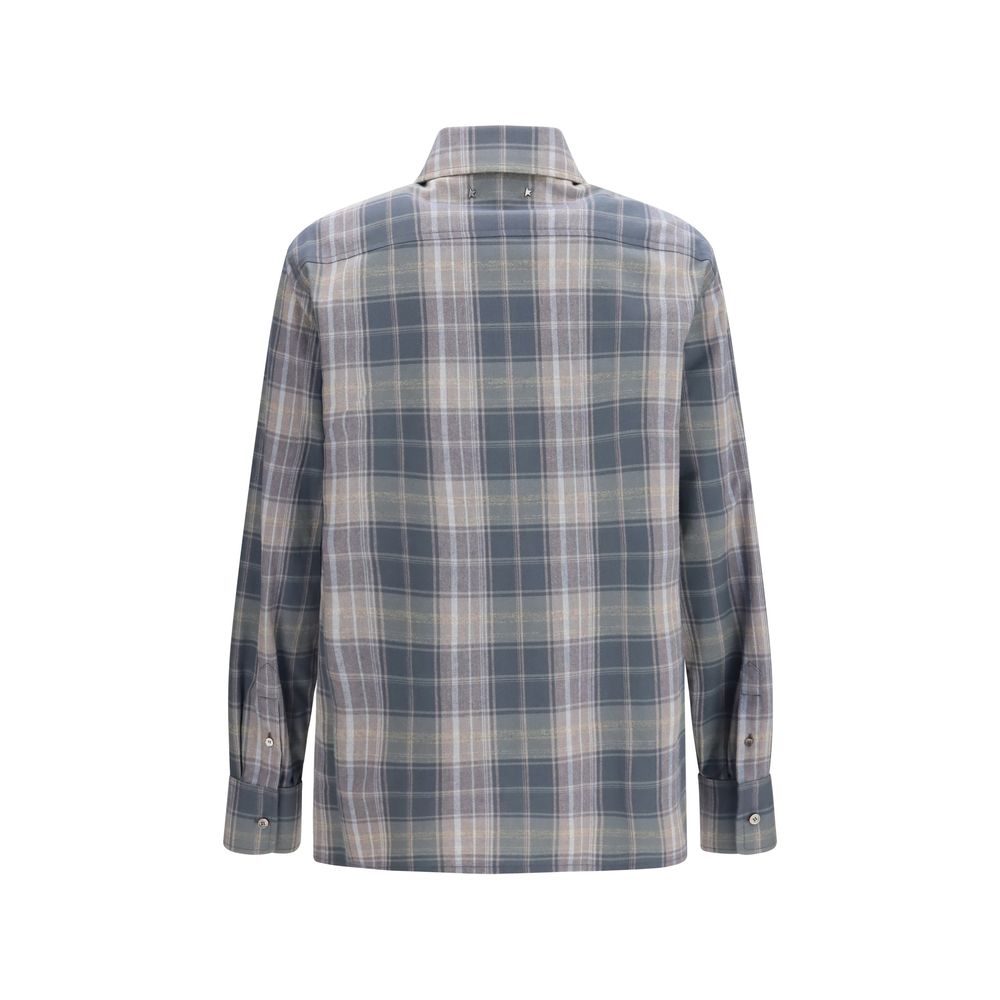 Golden Goose Multicolor Cotton Pattern Men's Shirt