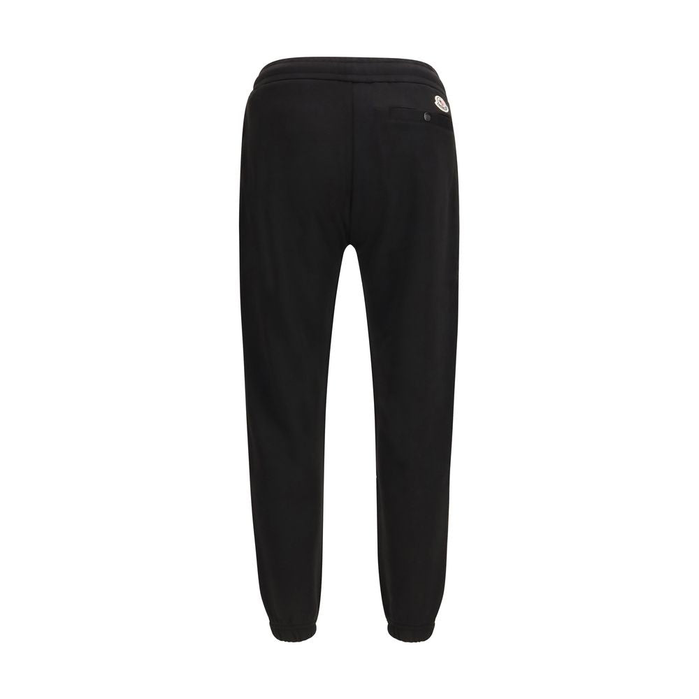 Moncler Black Cotton Athletic Men's Pants