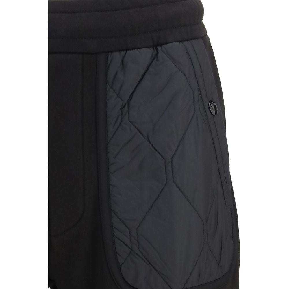 Moncler Black Cotton Athletic Men's Pants