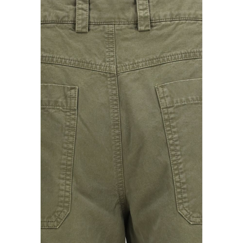 Off-White Bicolor Cotton Casual Men's Pants