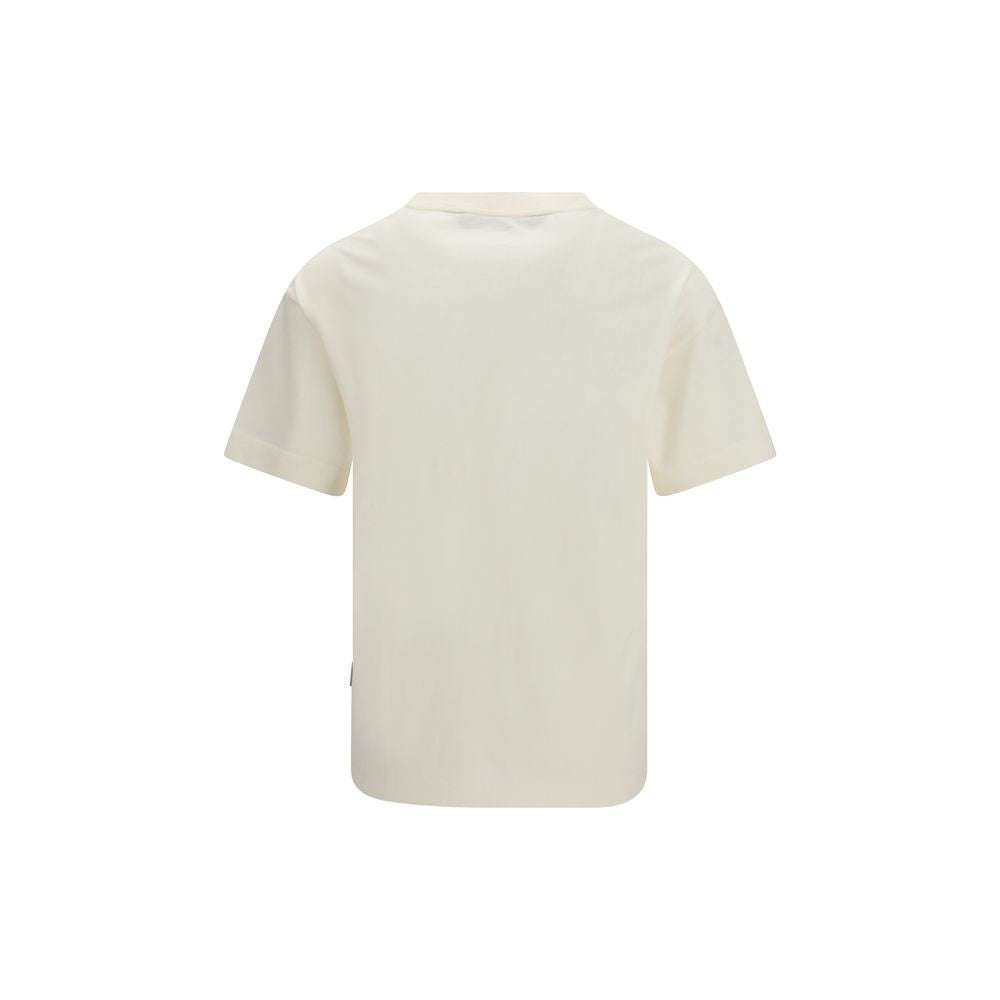 Palm Angels Beige Cotton Men's T-Shirt