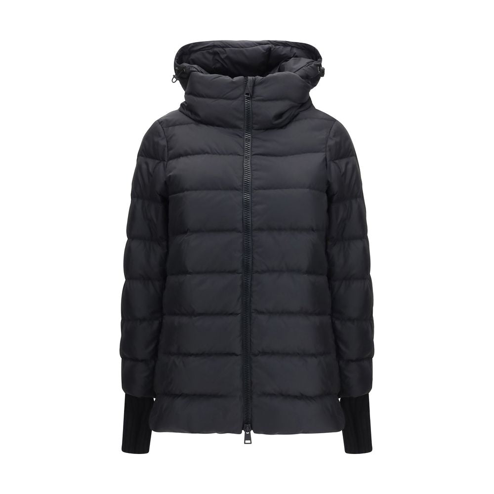 Herno Black Polyester Full-Length Women's Jacket