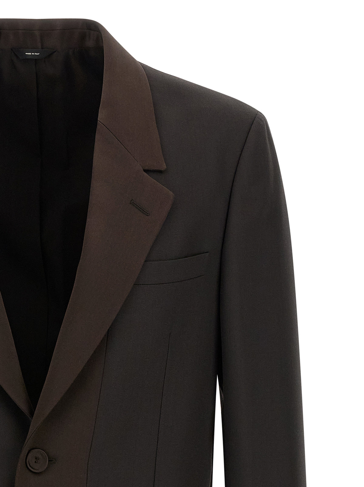 Fendi Brown Polyester Men's Blazer