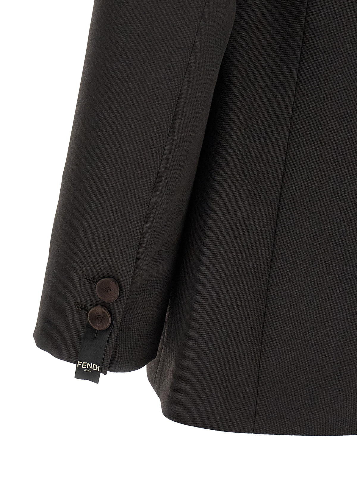 Fendi Brown Polyester Men's Blazer