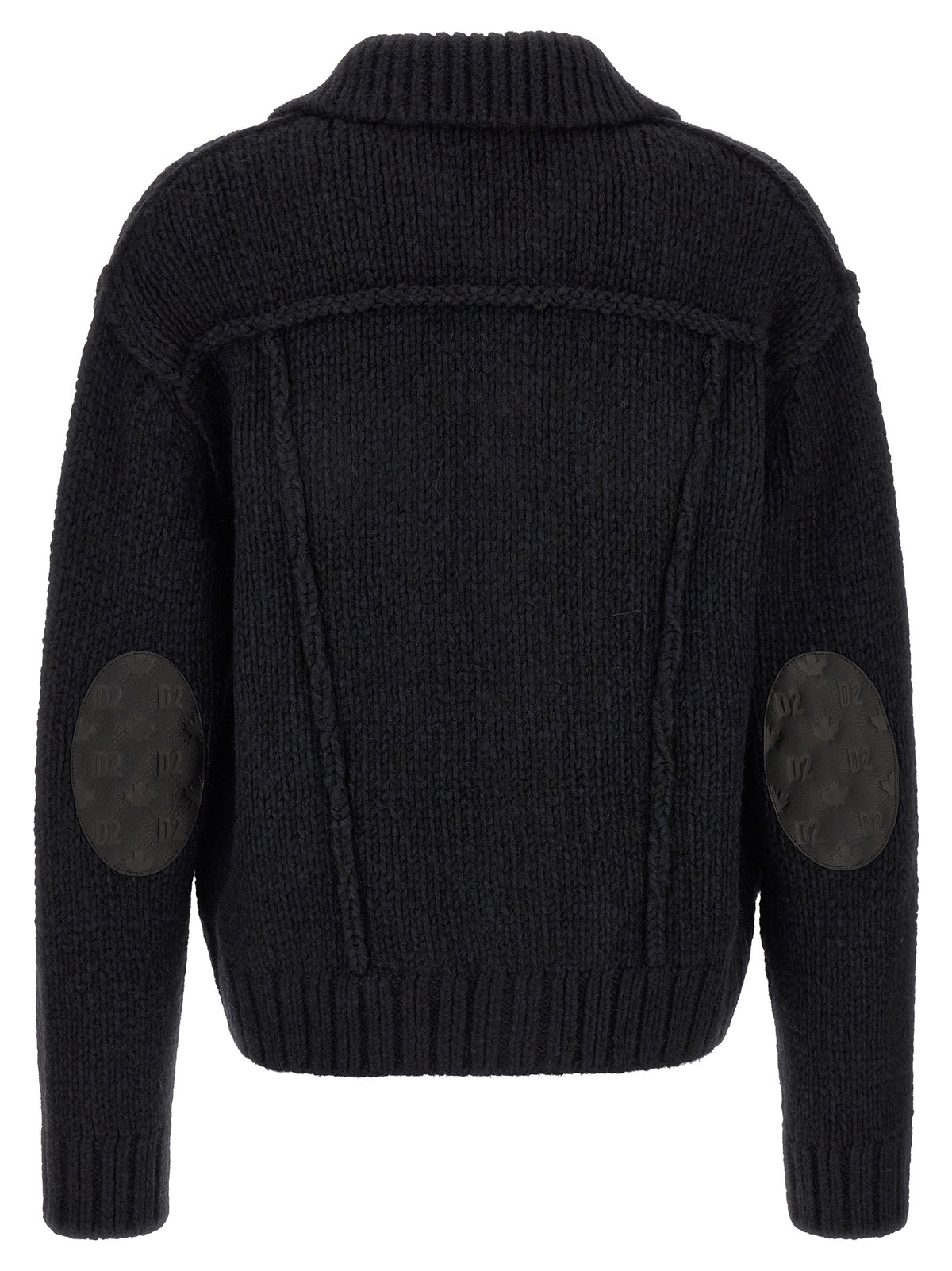 Dsquared² Blue Marabou Men's Cardigan