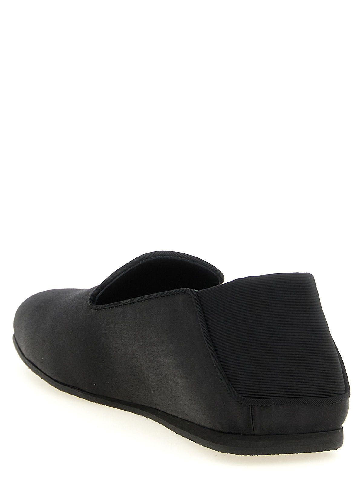 Giuseppe Zanotti Black Viscose Slip-On Men's Loafers