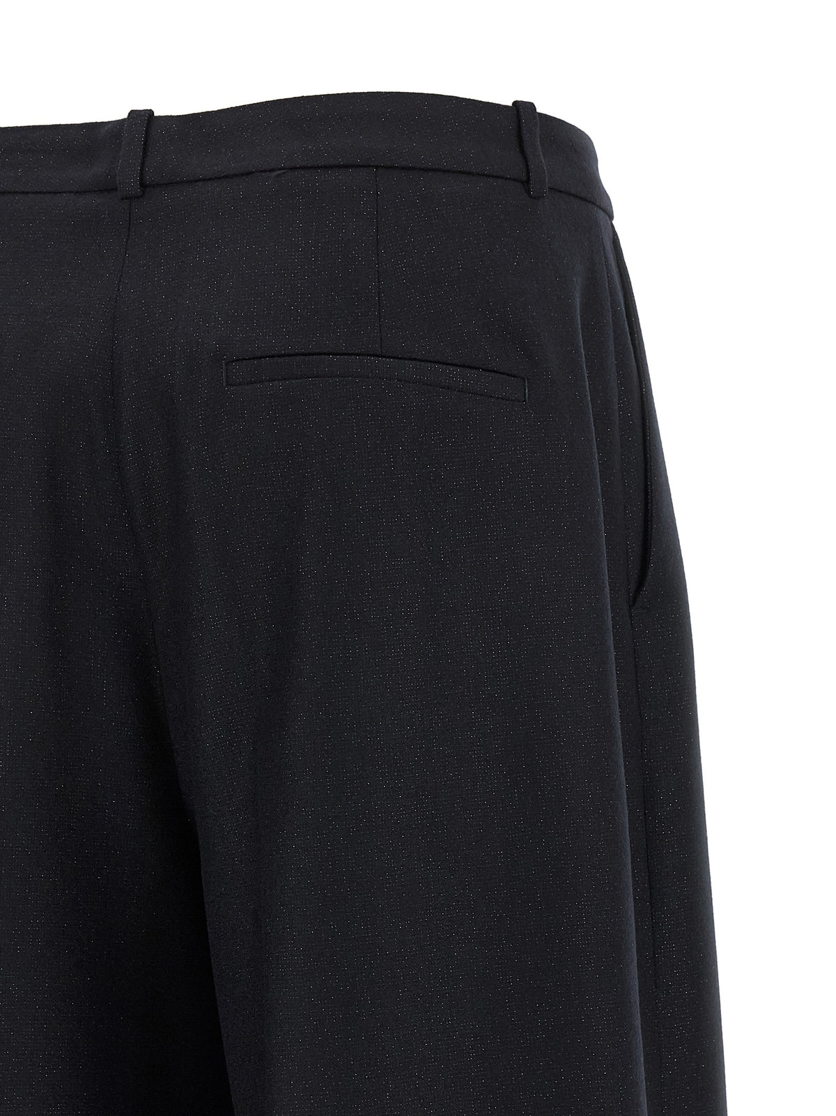 Peserico Blue Virgin Wool Casual Women's Pants
