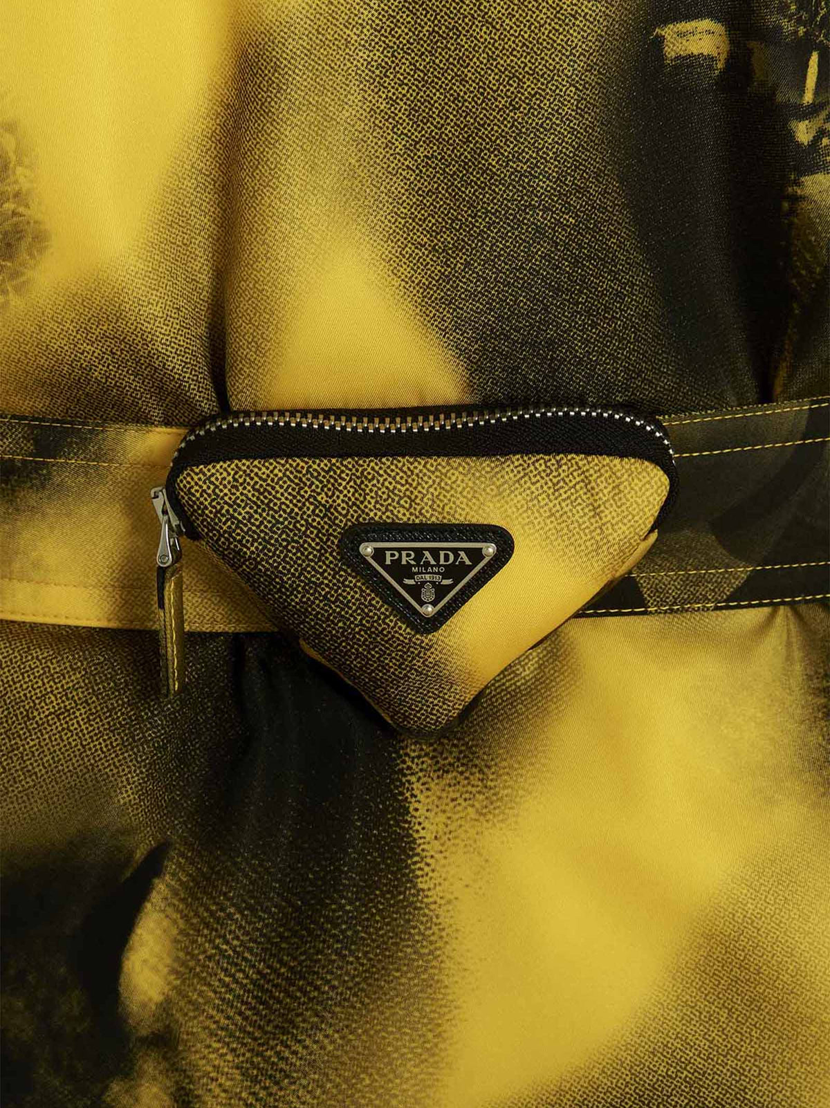 Prada Bicolor Polyamide Men's Parka