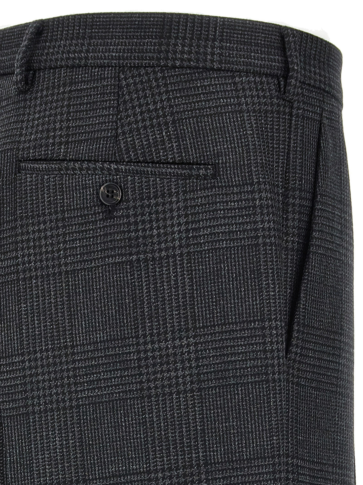 Prada Gray Virgin Wool Dress Men's Pants