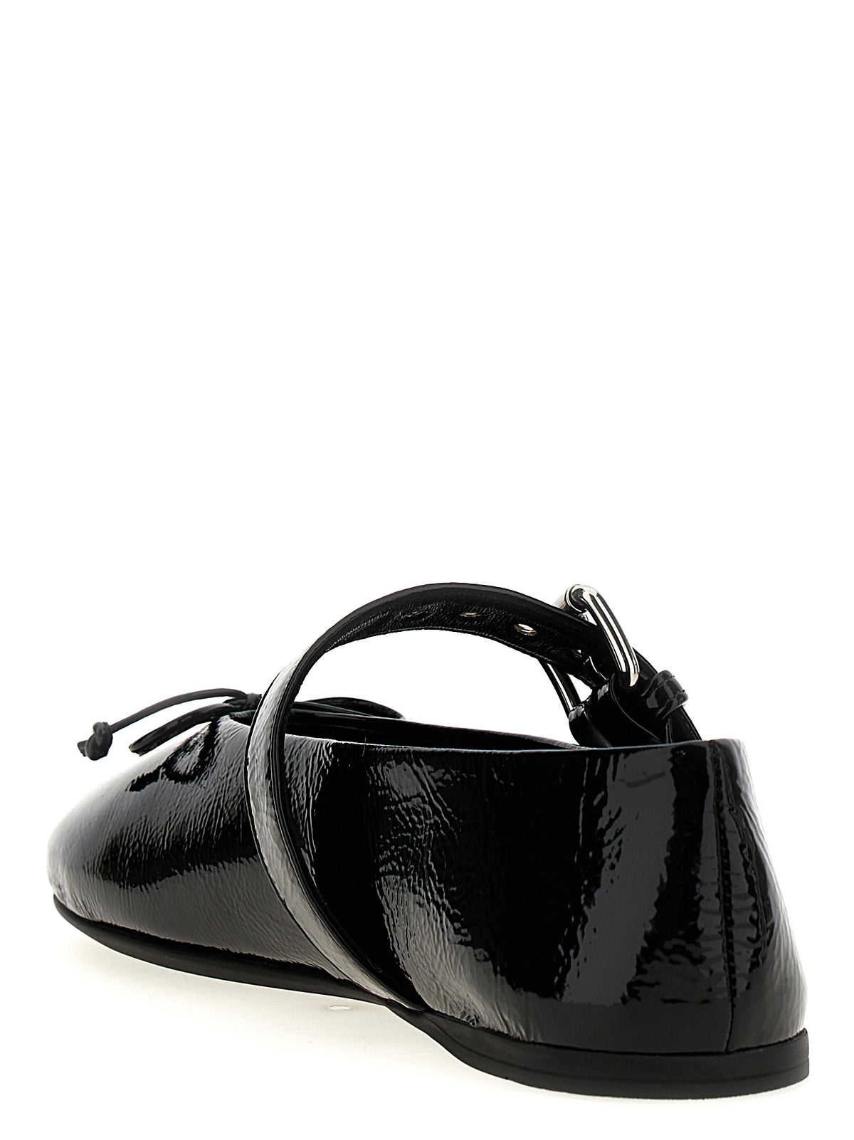 Miu Miu Black Calfskin Ballet Women's Flats