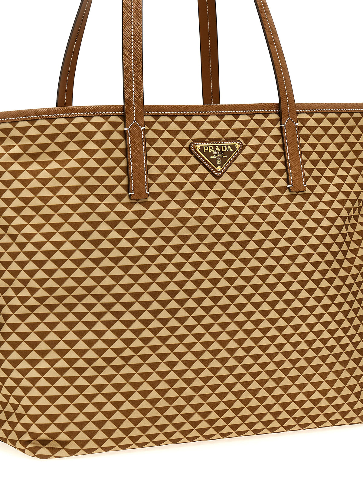 Prada Multicolor Polyamide Tote Women's Bag