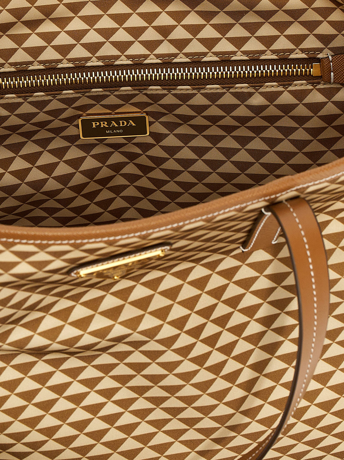Prada Multicolor Polyamide Tote Women's Bag