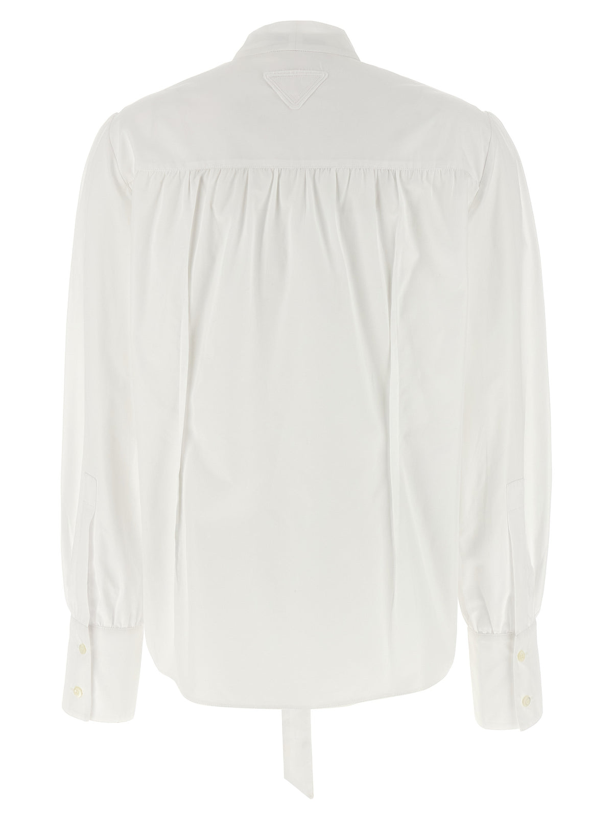 Prada White Cotton Women's Blouse