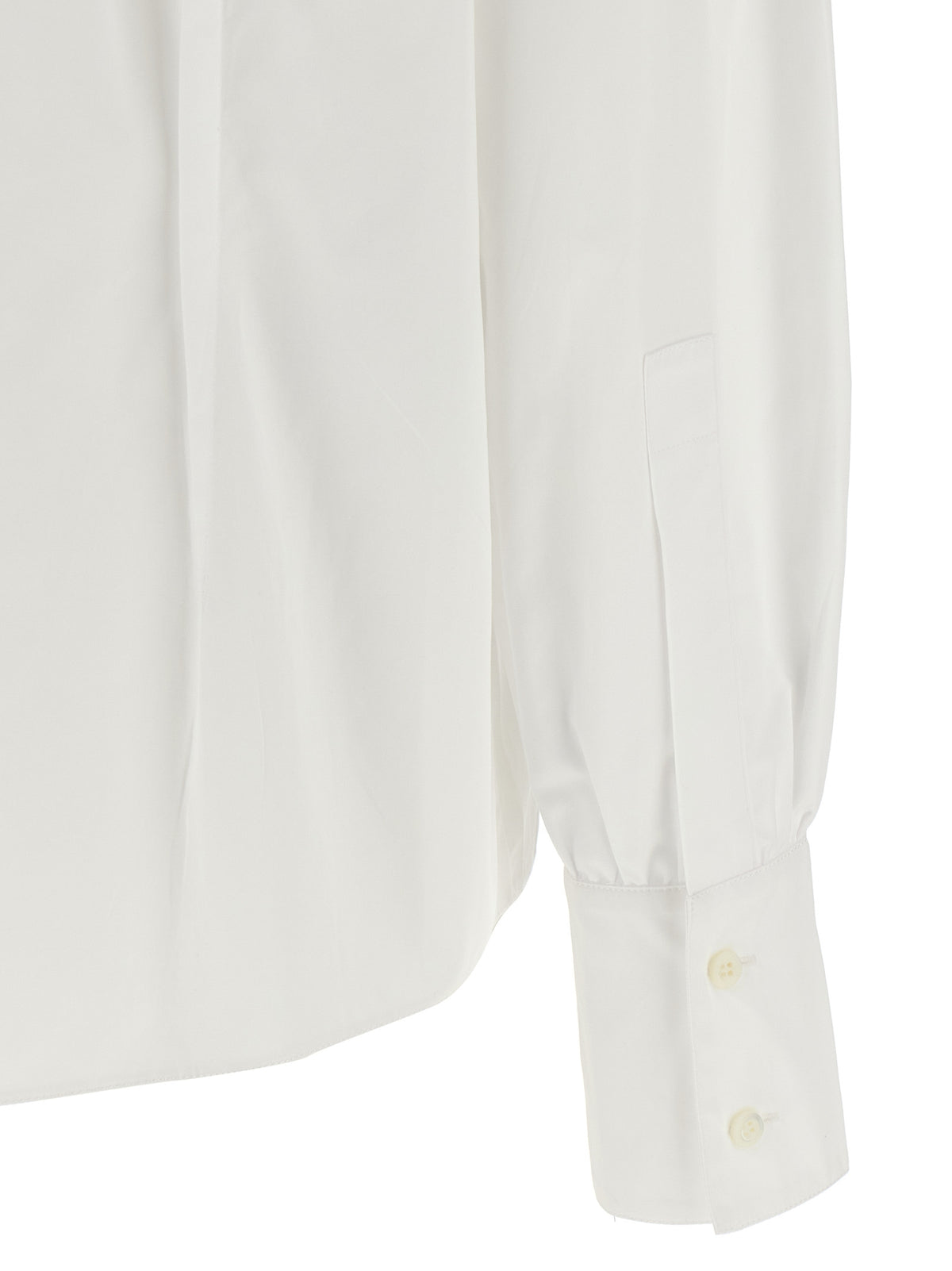 Prada White Cotton Women's Blouse