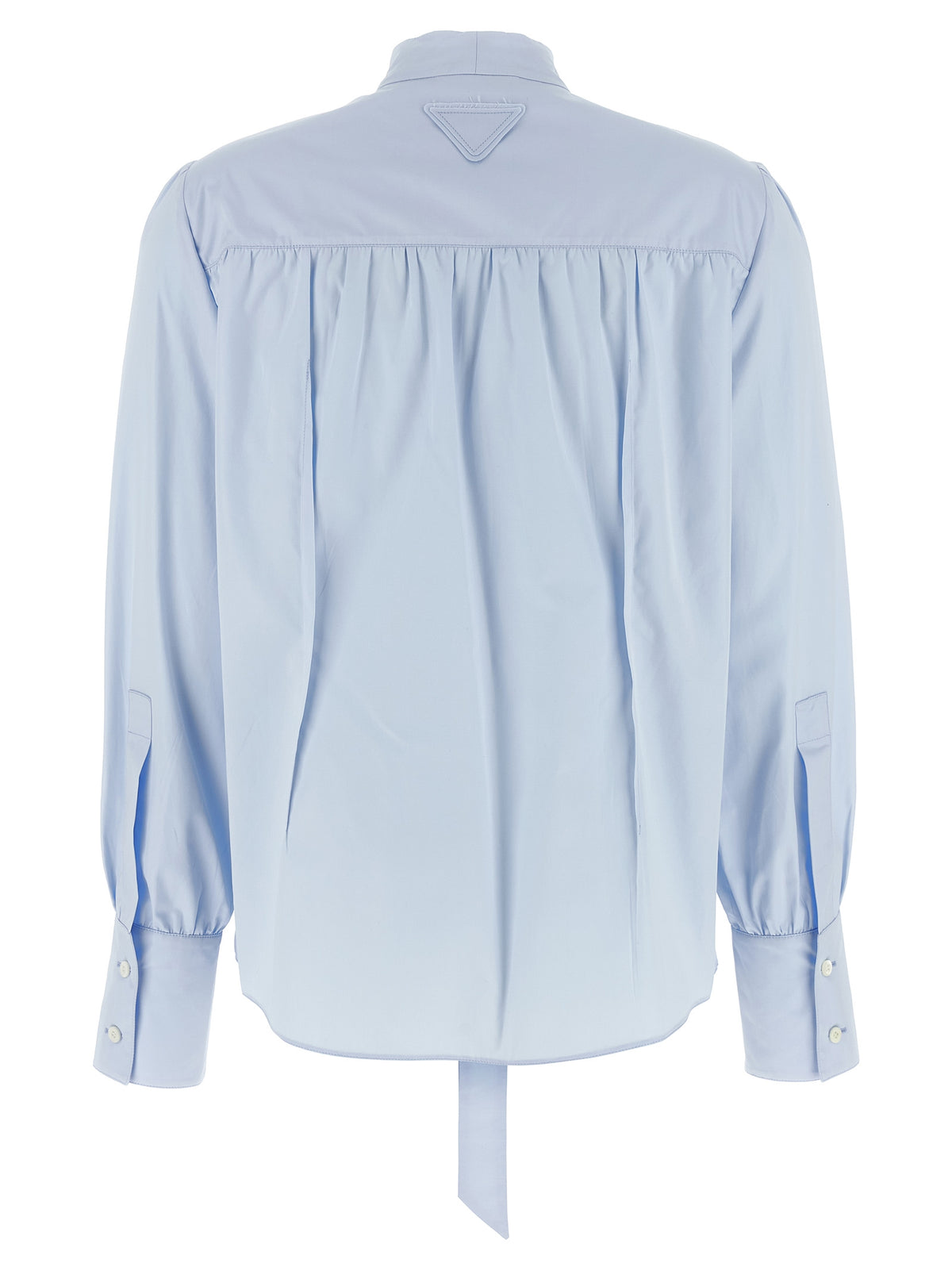 Prada Blue Cotton Women's Blouse