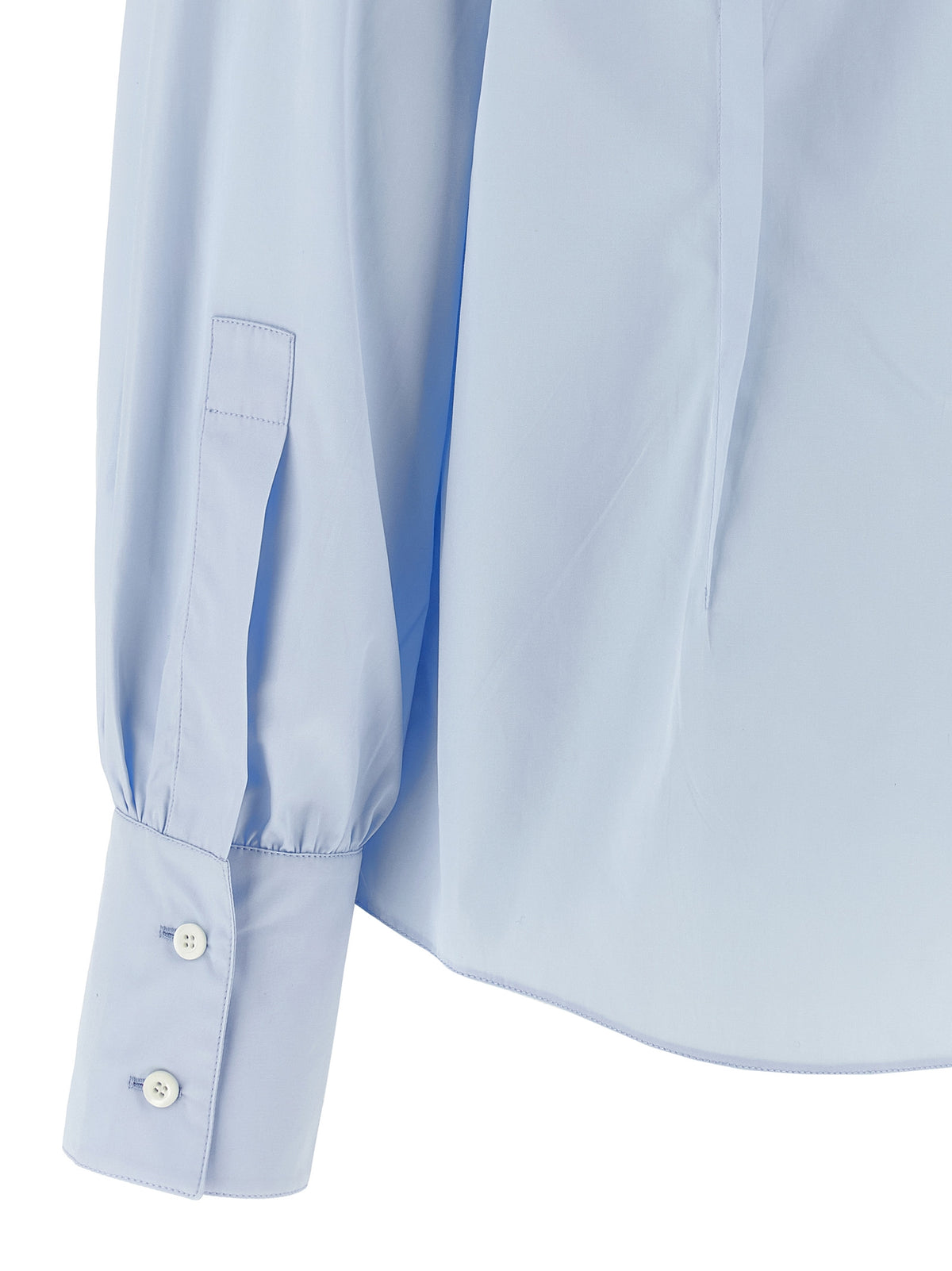 Prada Blue Cotton Women's Blouse