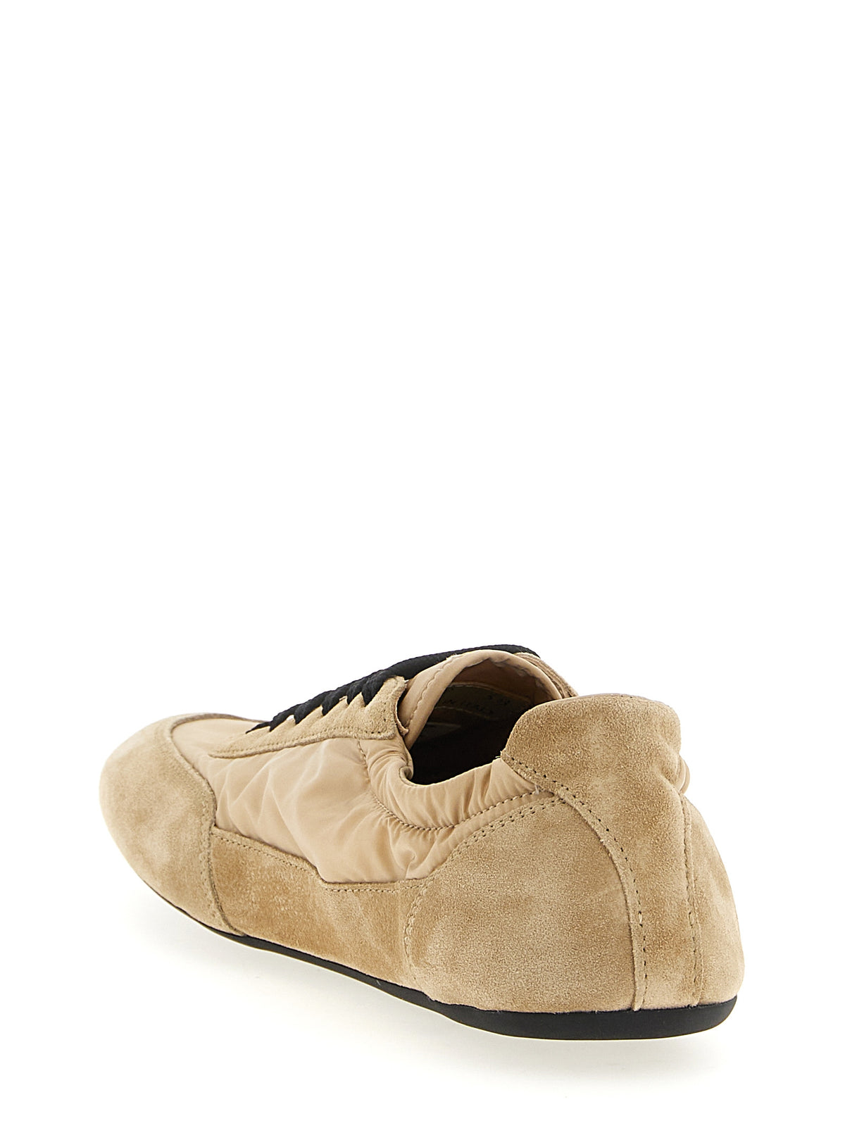 Prada Beige Polyamide Athletic Women's Sneakers