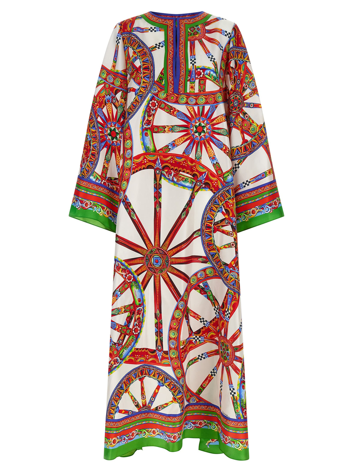 Dolce & Gabbana Multicolor Silk Long Women's Dress