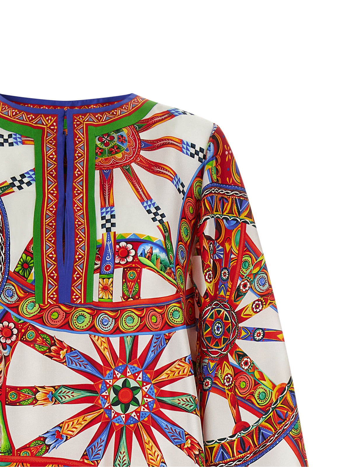 Dolce & Gabbana Multicolor Silk Long Women's Dress