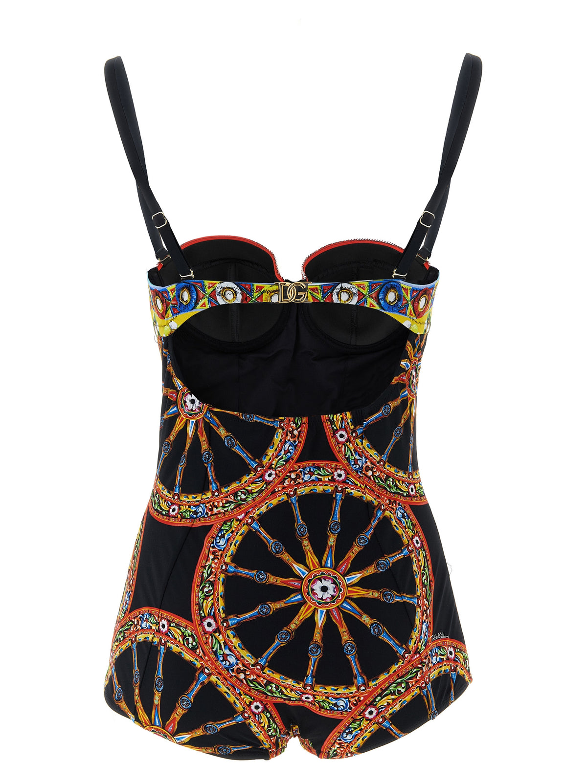 Dolce & Gabbana Multicolor Polyamide One-Piece Women's Swimsuit