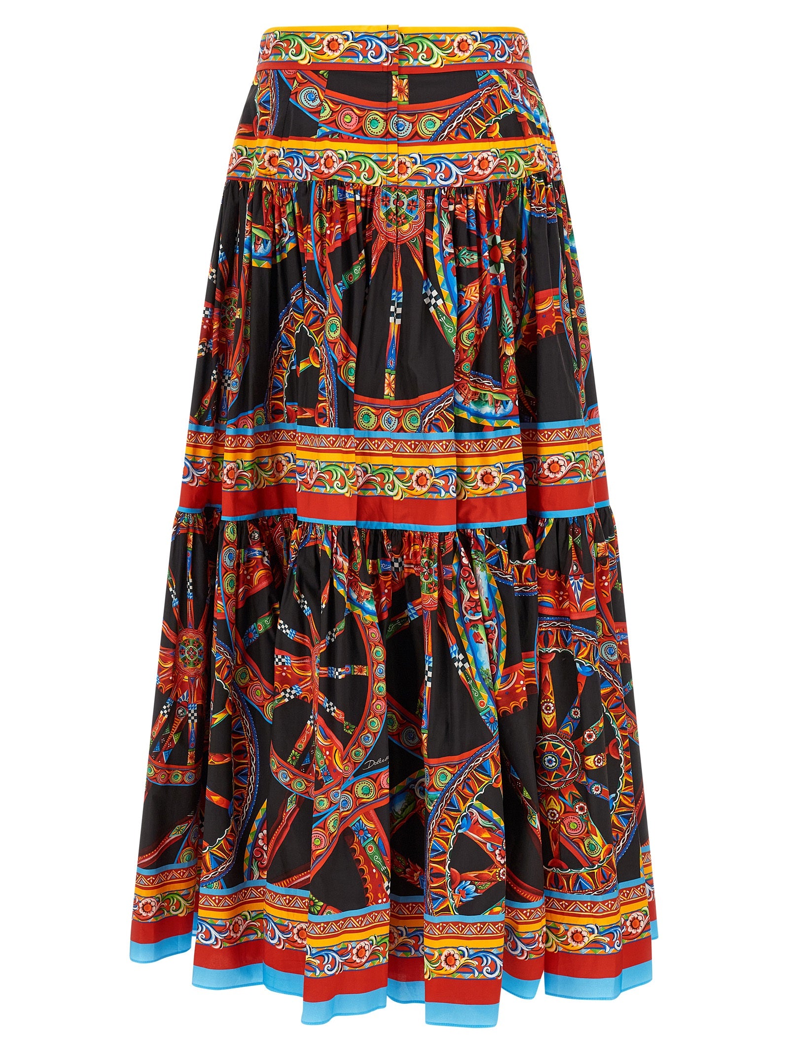 Dolce & Gabbana Multicolor Cotton Mini Women's Skirt