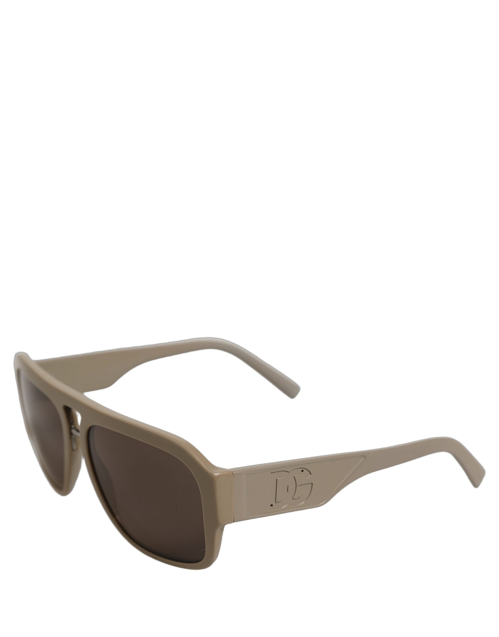 Dolce & Gabbana Khaki DG4403 Acetate Aviator Frame Eyewear Women's Sunglasses (Pre-Owned)
