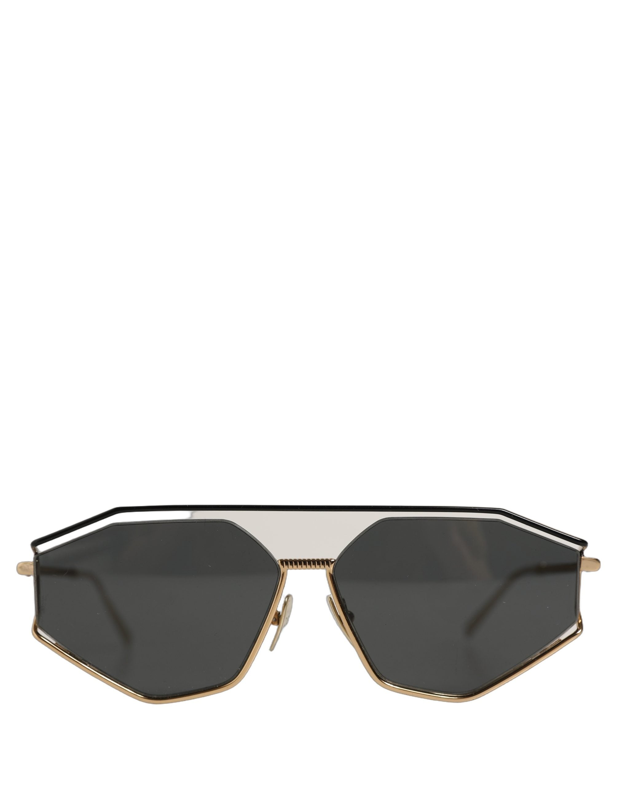 Dolce & Gabbana Gold DG2265 Sartoriale Metal Frame Eyewear Women's Sunglasses (Pre-Owned)