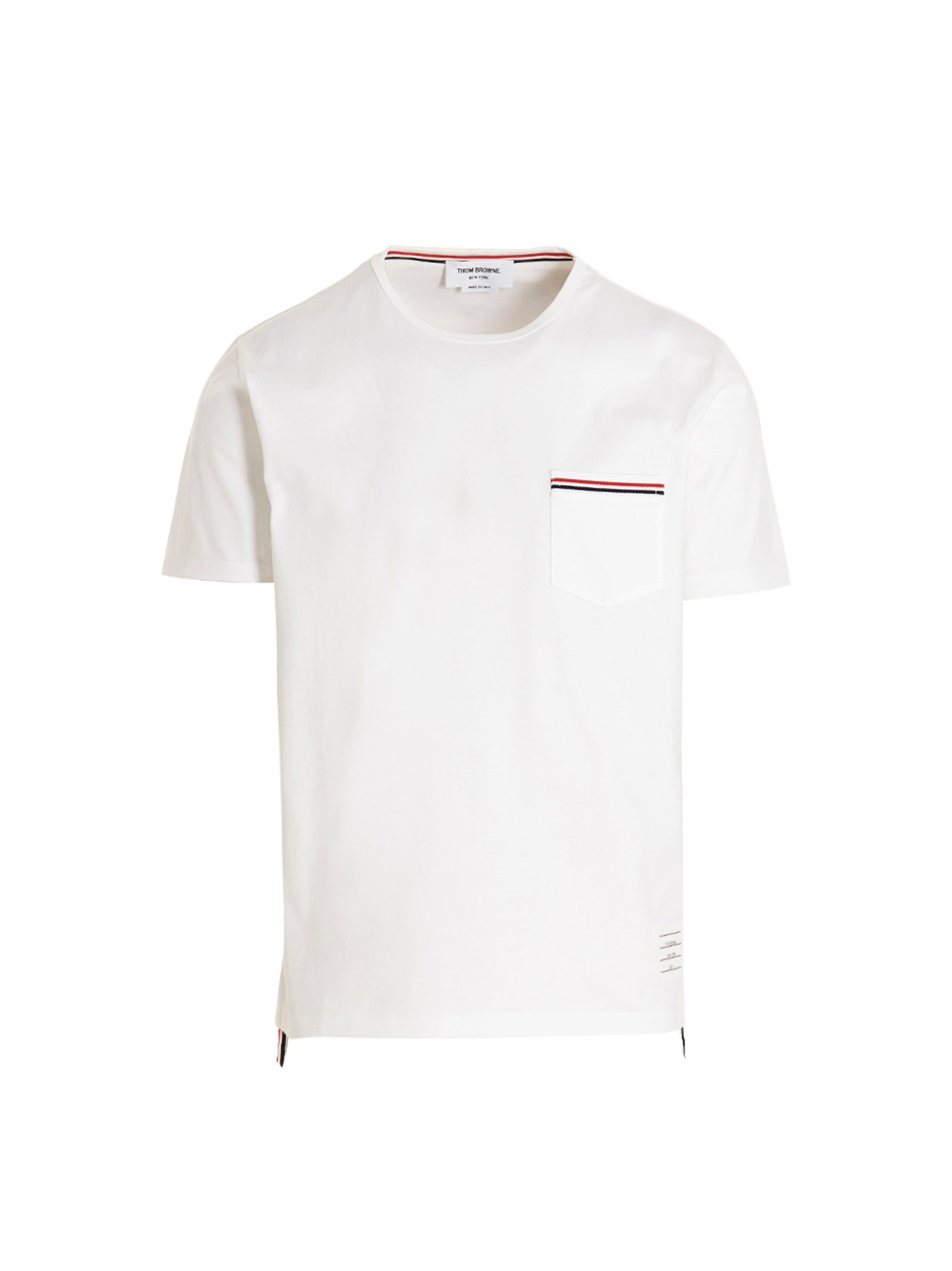 Thom Browne White Cotton Men's T-Shirt