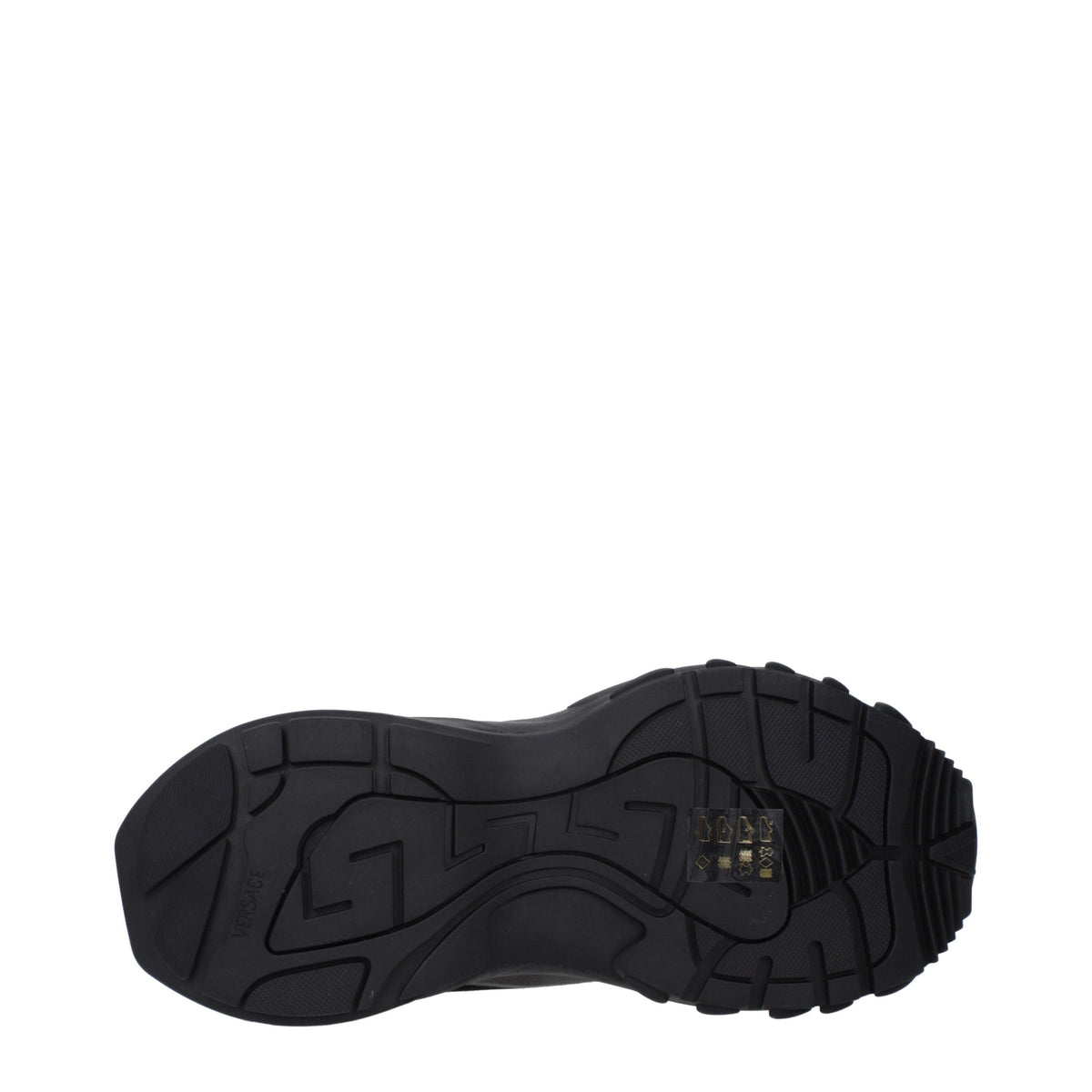 Versace Black Fabric Chunky Men's Sneakers