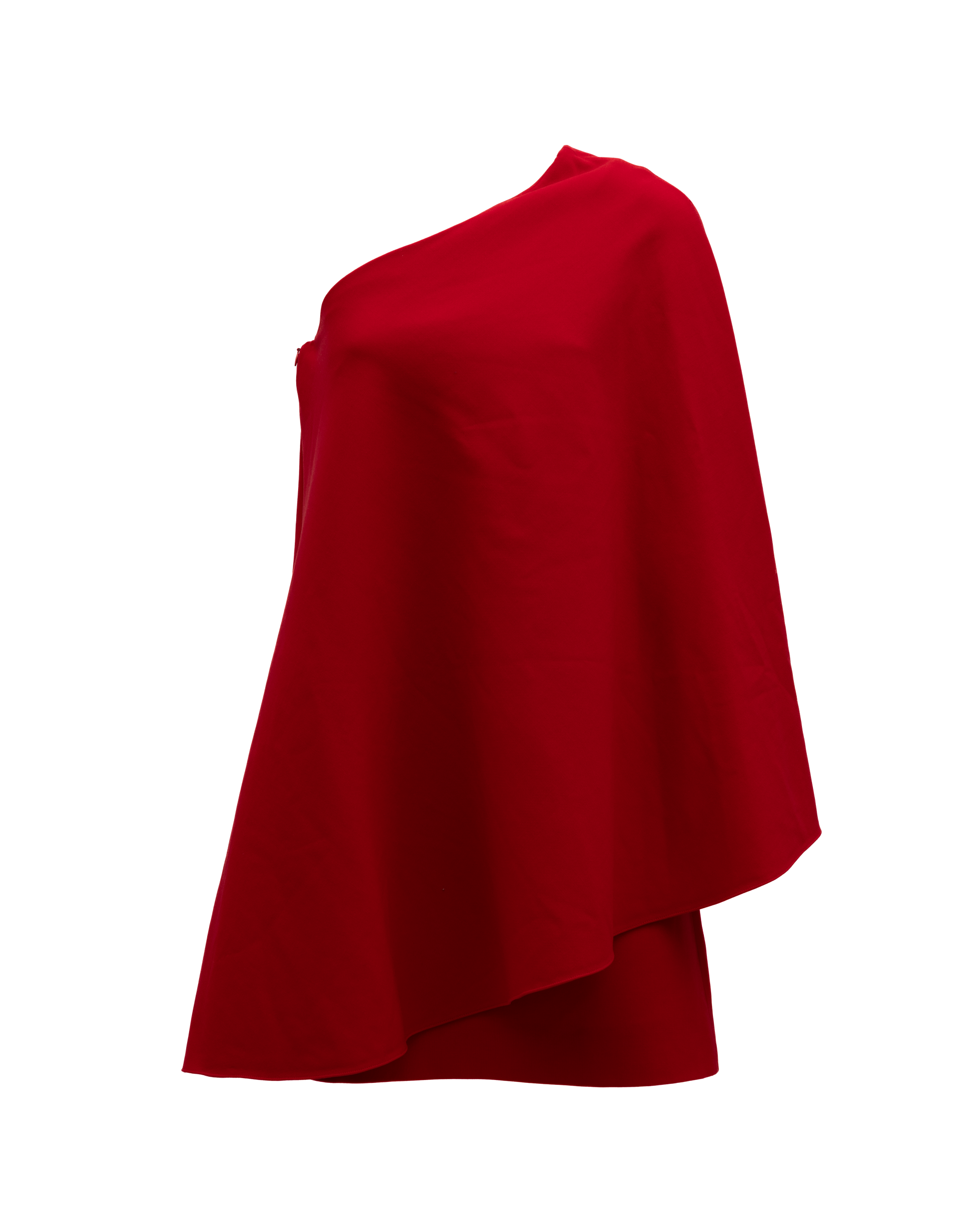 Valentino Garavani Deep Red Short Cocktail Women's Dress