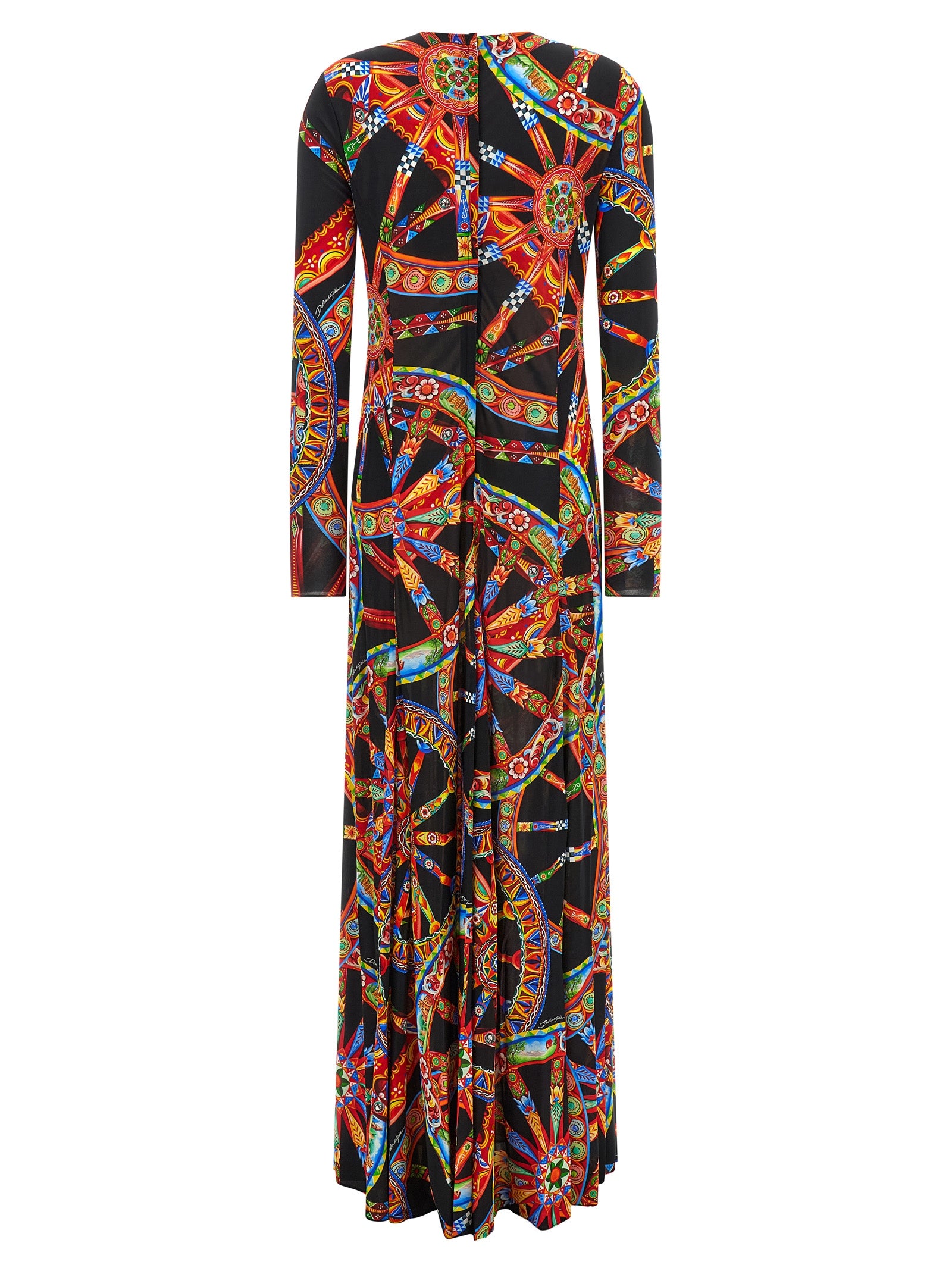 Dolce & Gabbana Multicolor Viscose Long Women's Dress