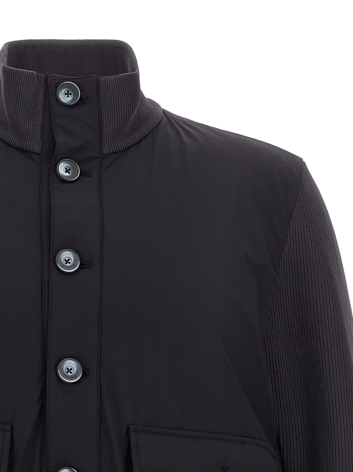 Herno Blue Cotton Men's Jacket