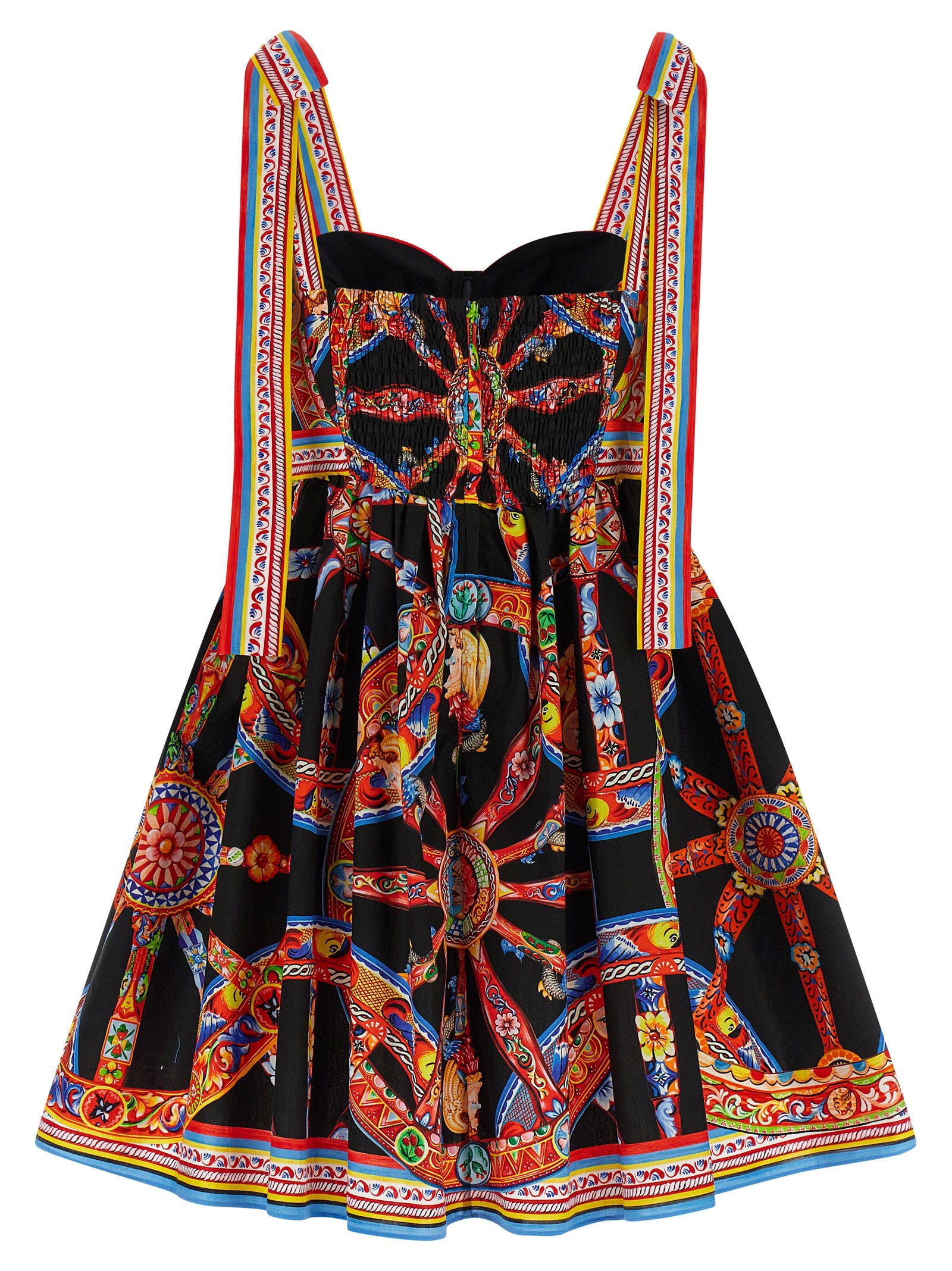 Dolce & Gabbana Multicolor Cotton Short Women's Dress