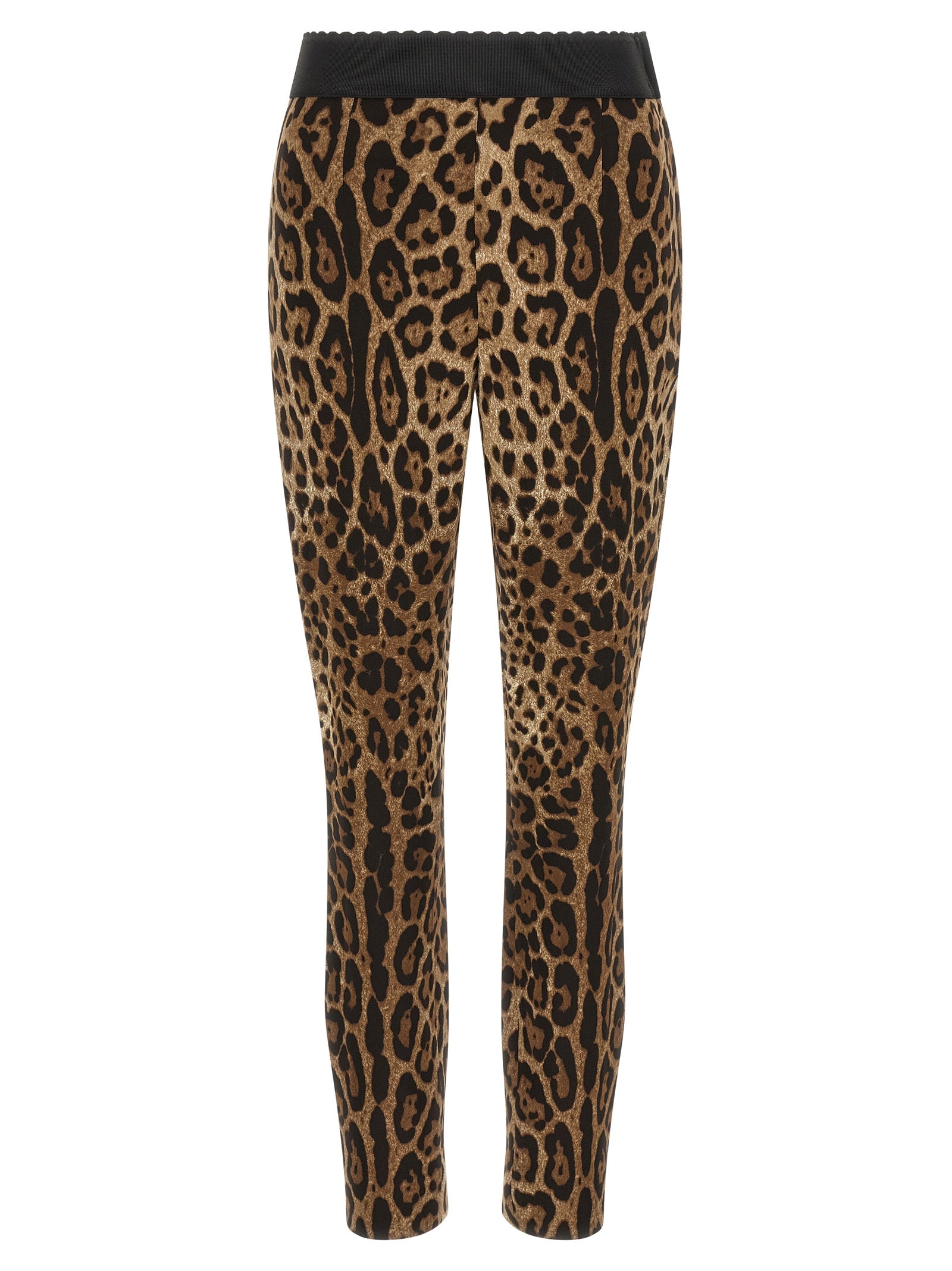 Dolce & Gabbana Brown Viscose Women's Leggings