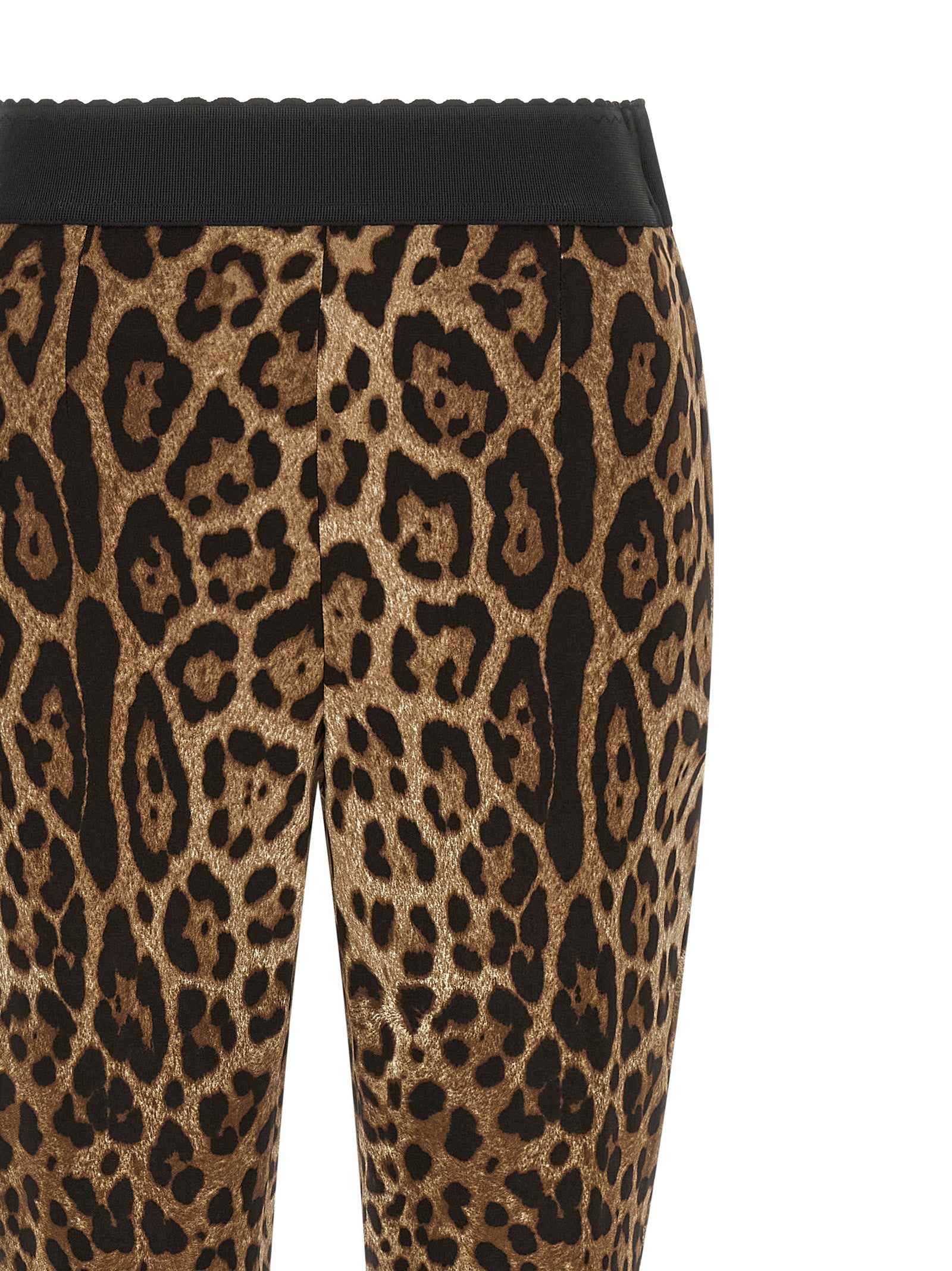 Dolce & Gabbana Brown Viscose Women's Leggings