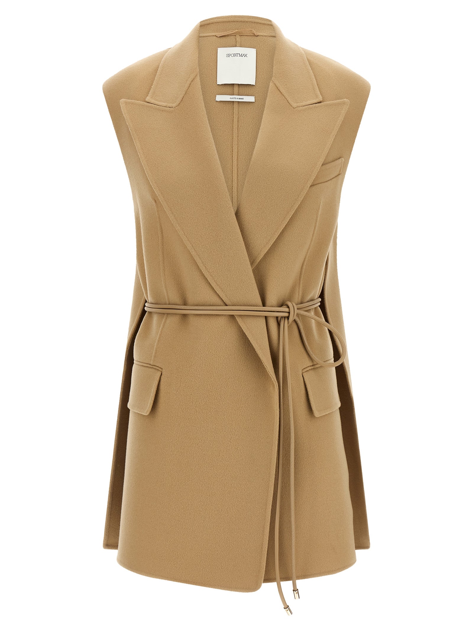 Sportmax Beige Wool Women's Blazer