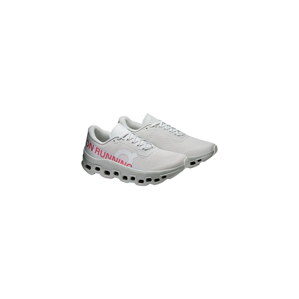 On Running Gray Synthetic Athletic Women's Sneakers