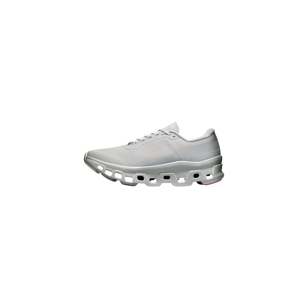 On Running Gray Synthetic Athletic Women's Sneakers