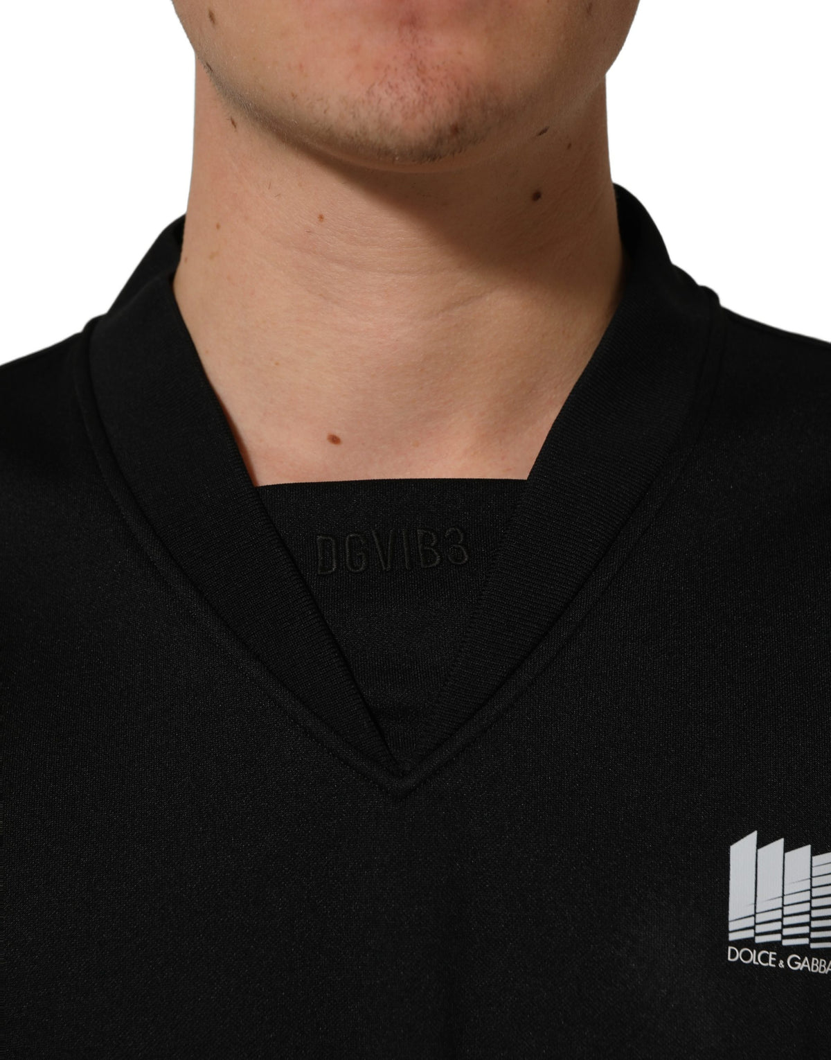 Dolce & Gabbana Black Polyester DGVIB3 Oversized Jersey Men's T-shirt