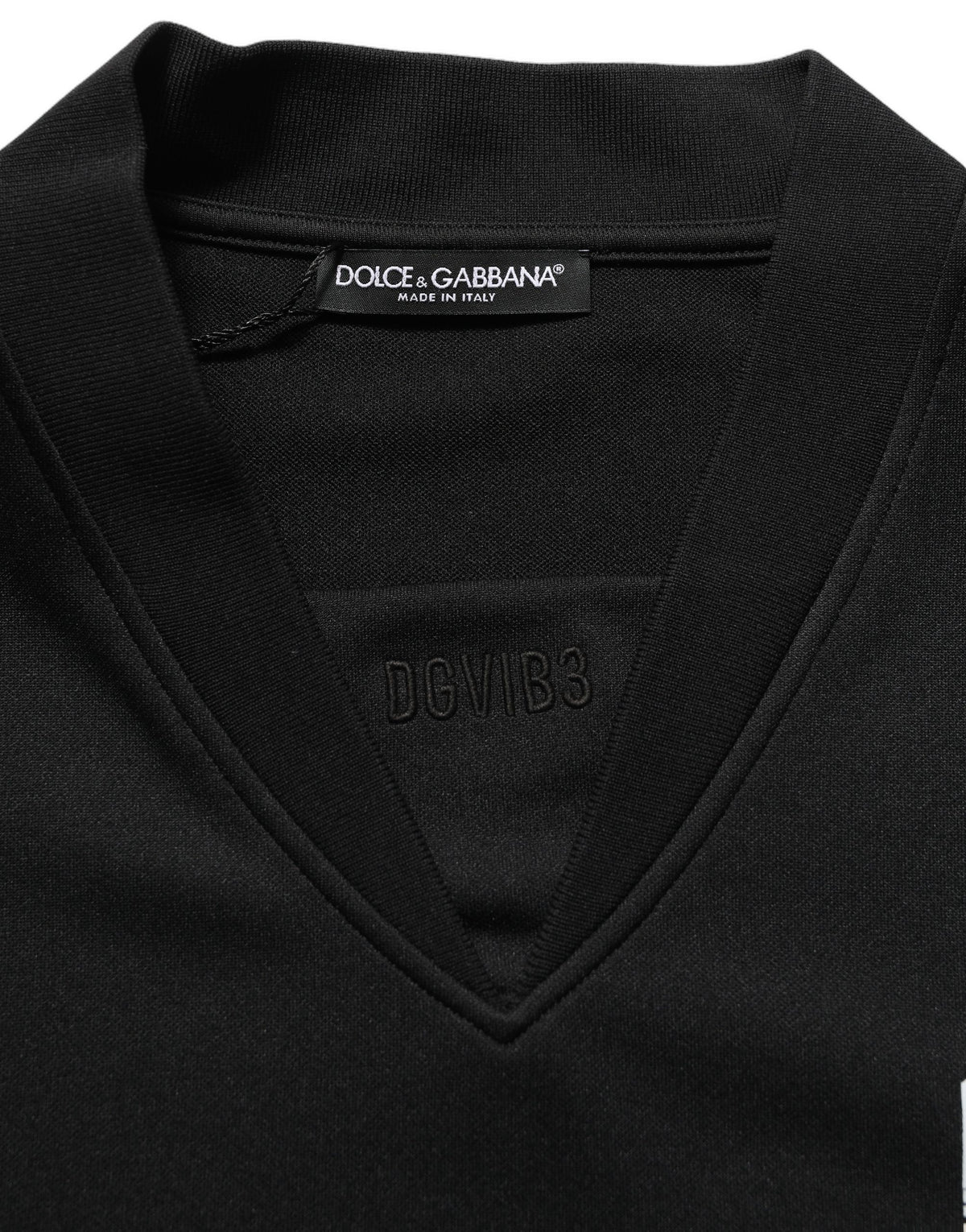 Dolce & Gabbana Black Polyester DGVIB3 Oversized Jersey Men's T-shirt