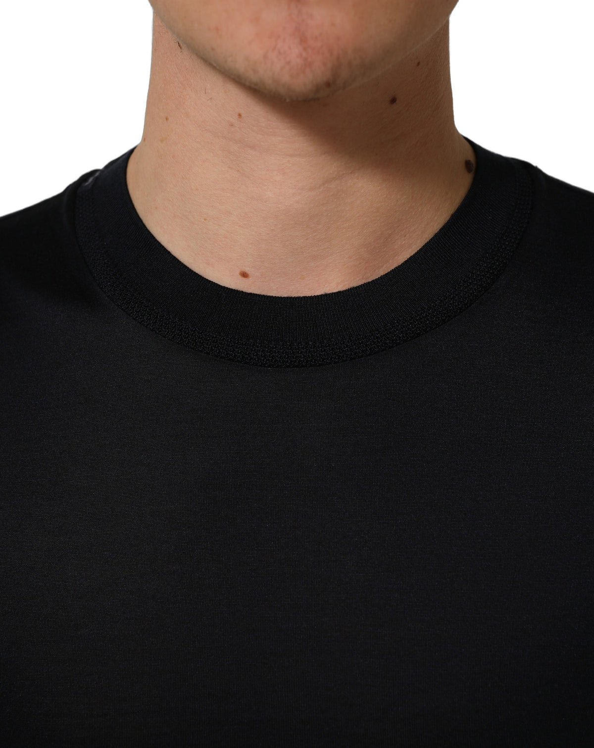 Dolce & Gabbana Blue Cotton Crew Neck Short Sleeve Men's T-shirt (Pre-Owned)