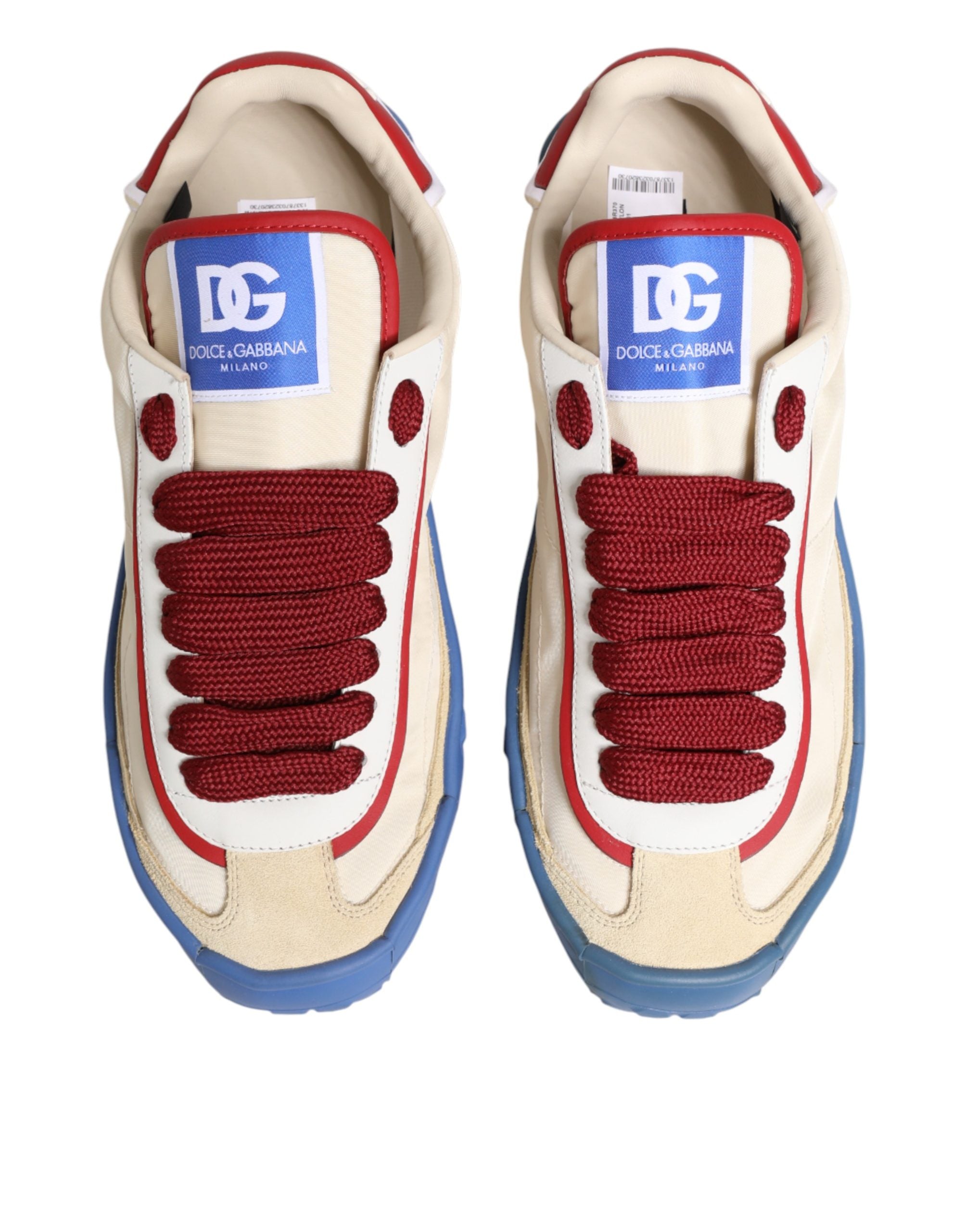 Dolce & Gabbana Multicolor Old Runner Lace-Up Sneakers Men's Shoes