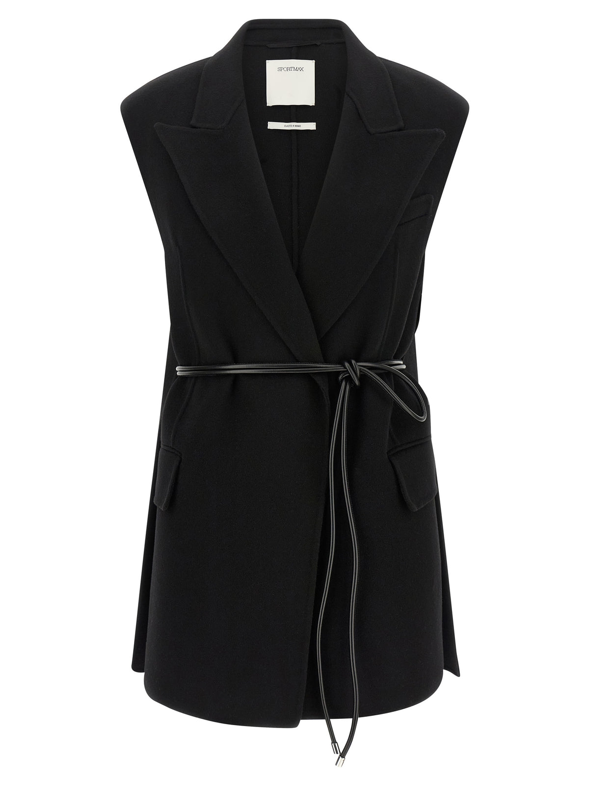 Sportmax Black Wool Women's Blazer