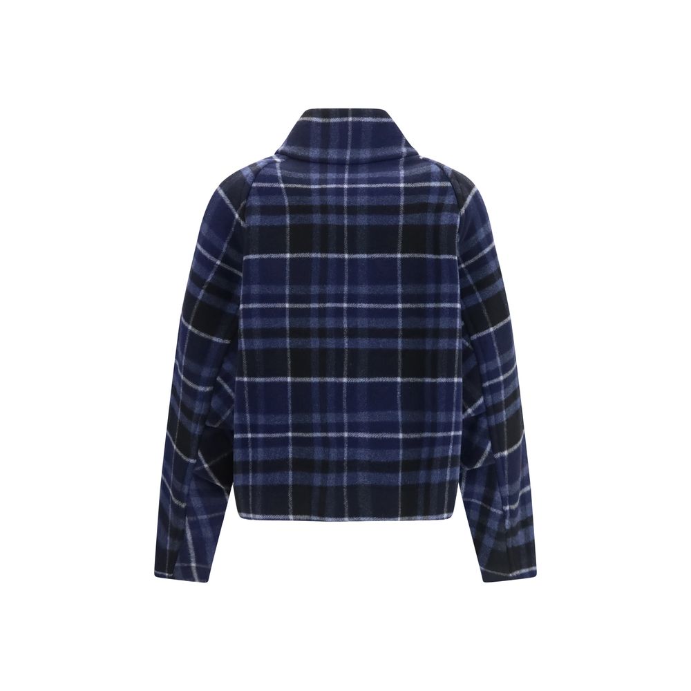 PINKO Blue Wool Oves Aries Shell Women's Jacket