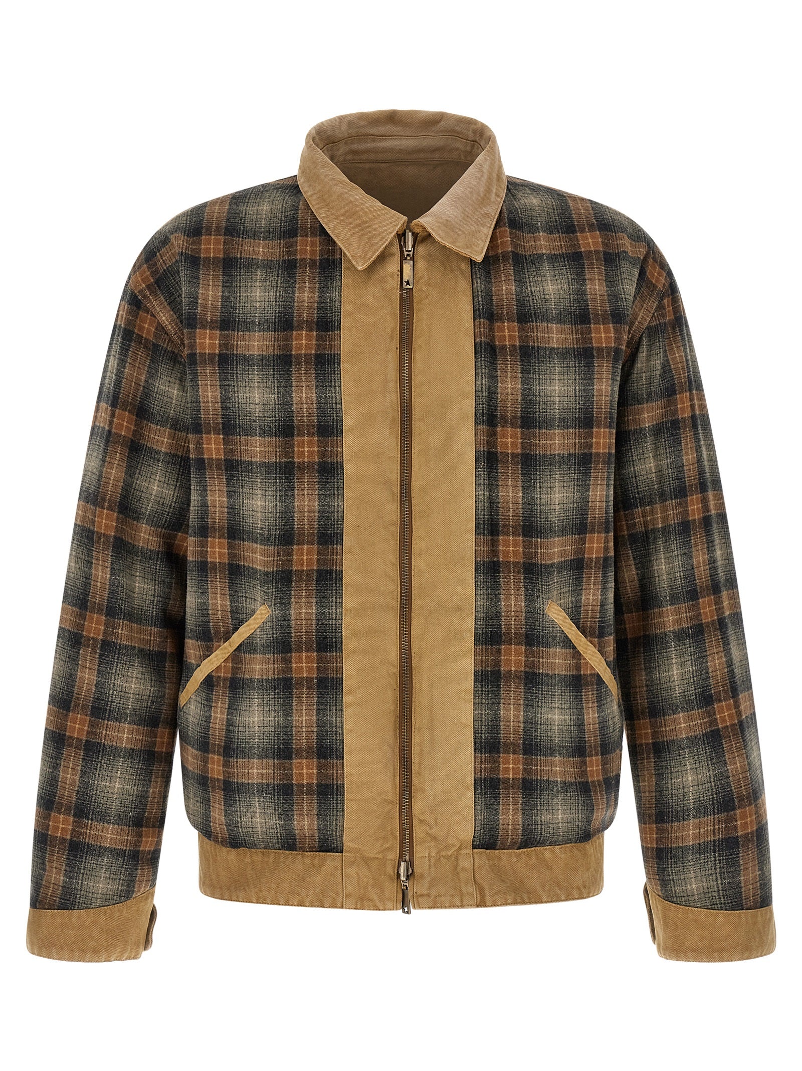 Golden Goose Beige Cotton Shell Men's Jacket