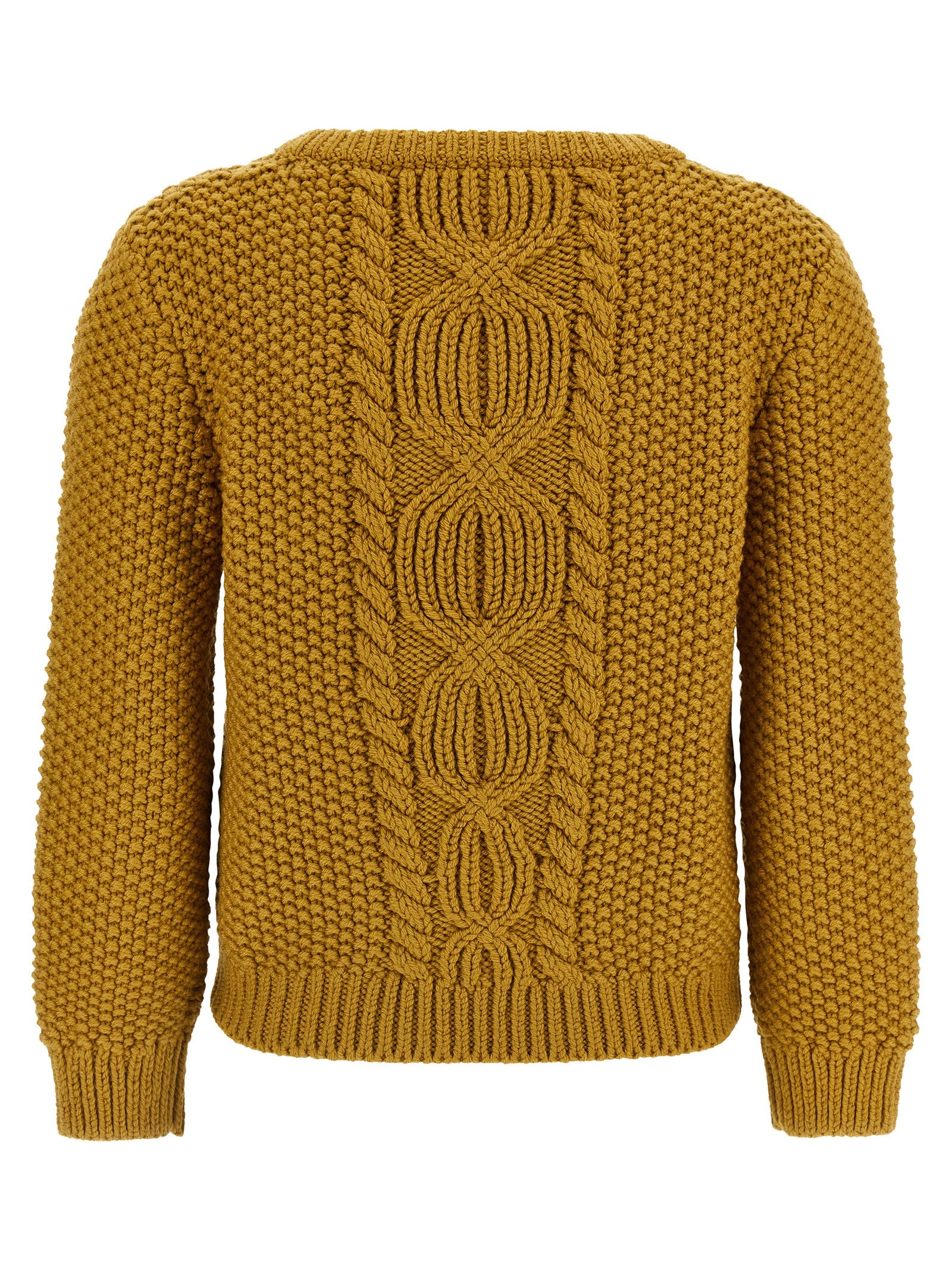 Saint Laurent Bicolor Wool Men's Cardigan