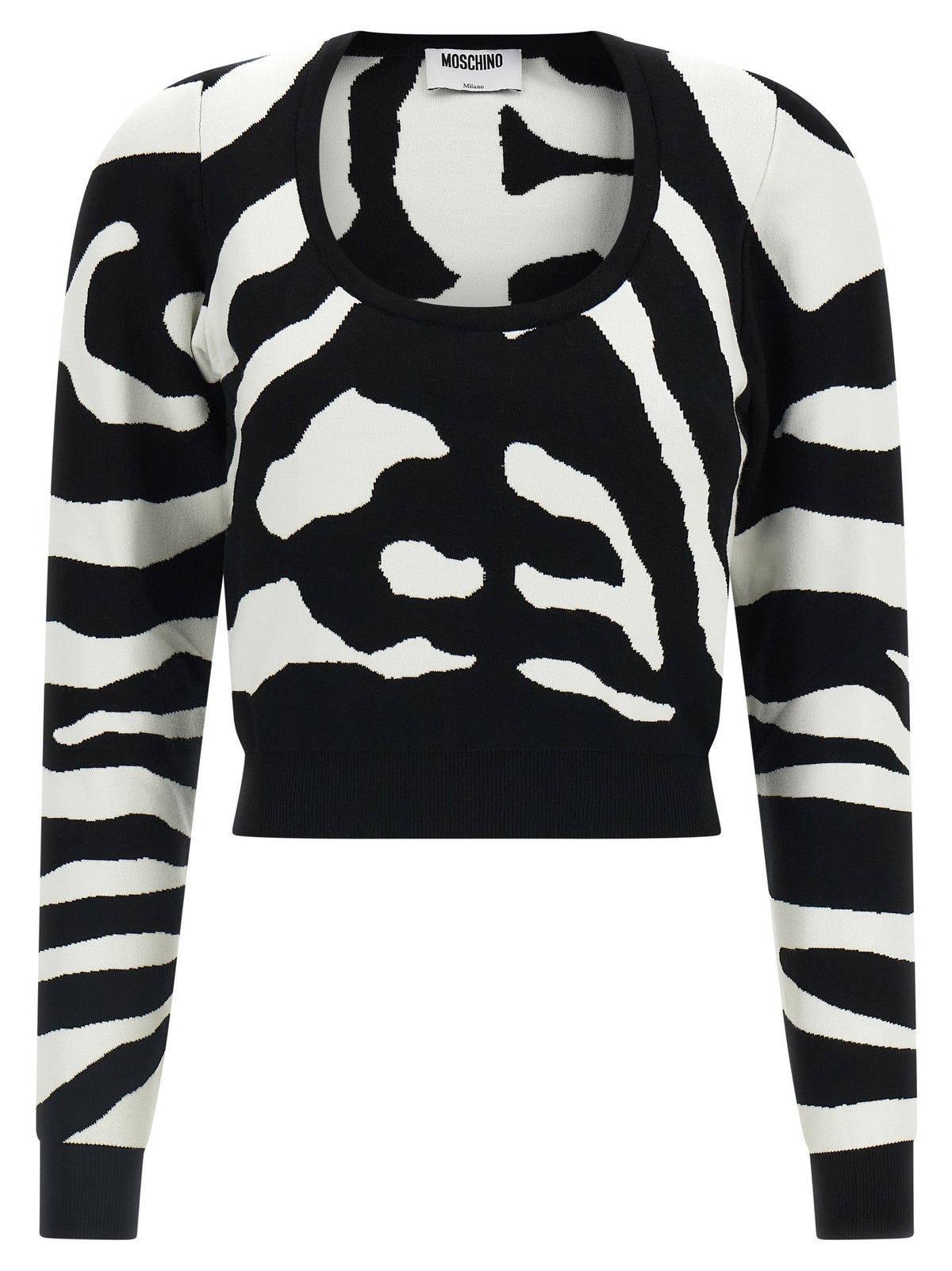 Moschino Black Viscose Women's Cardigan