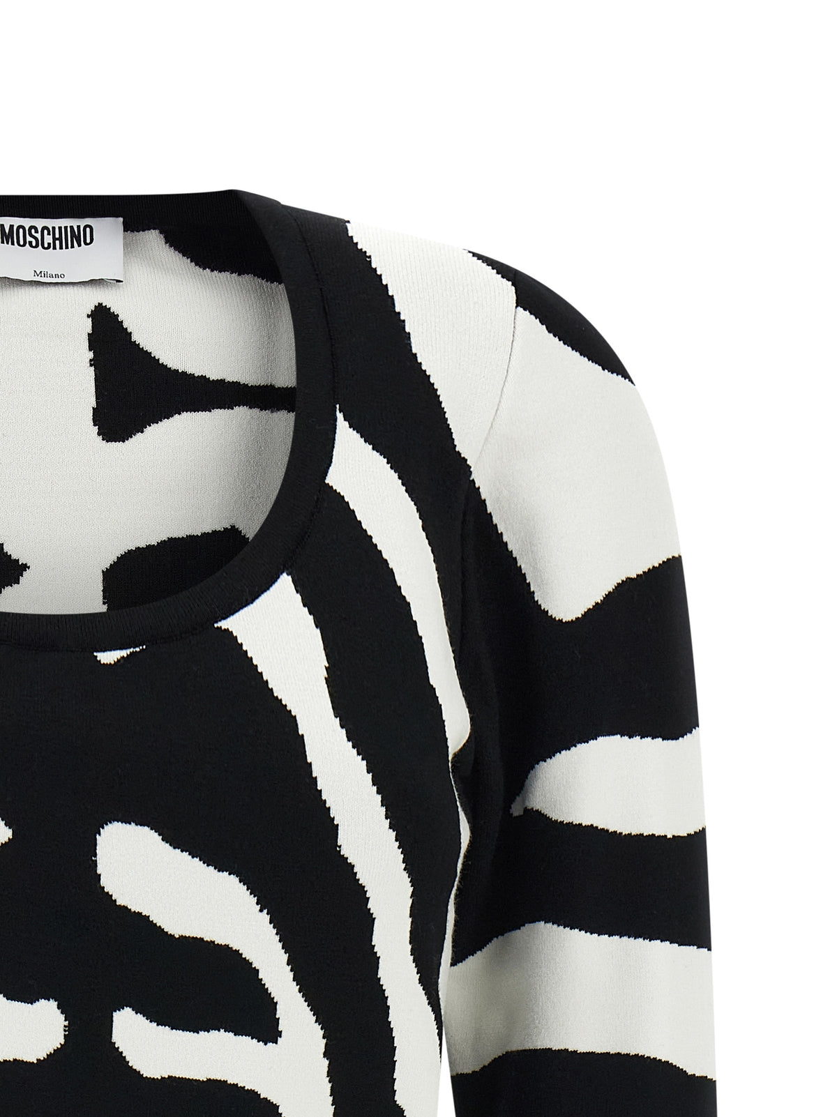 Moschino Black Viscose Women's Cardigan