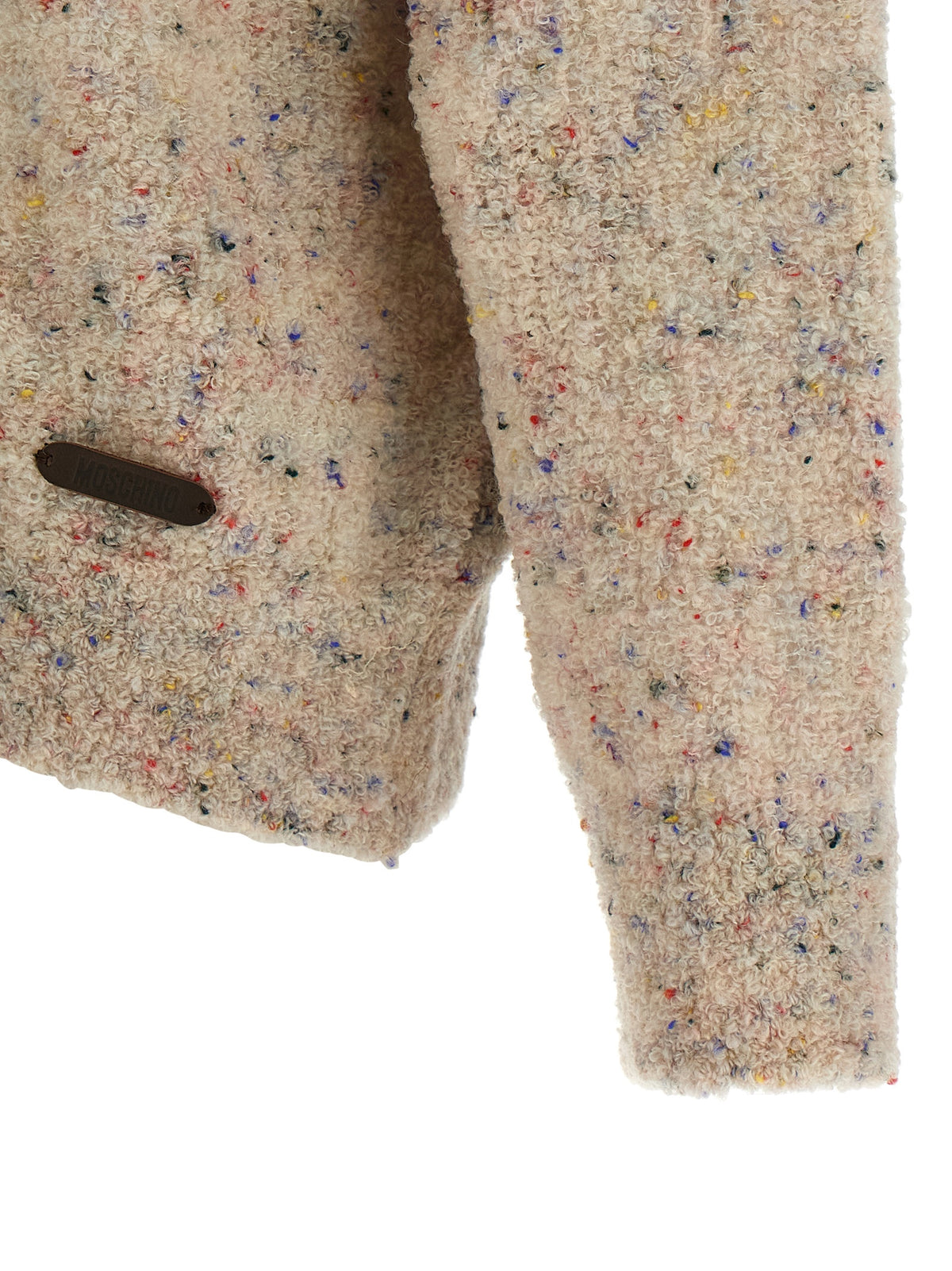 Moschino Beige Virgin Wool Women's Cardigan